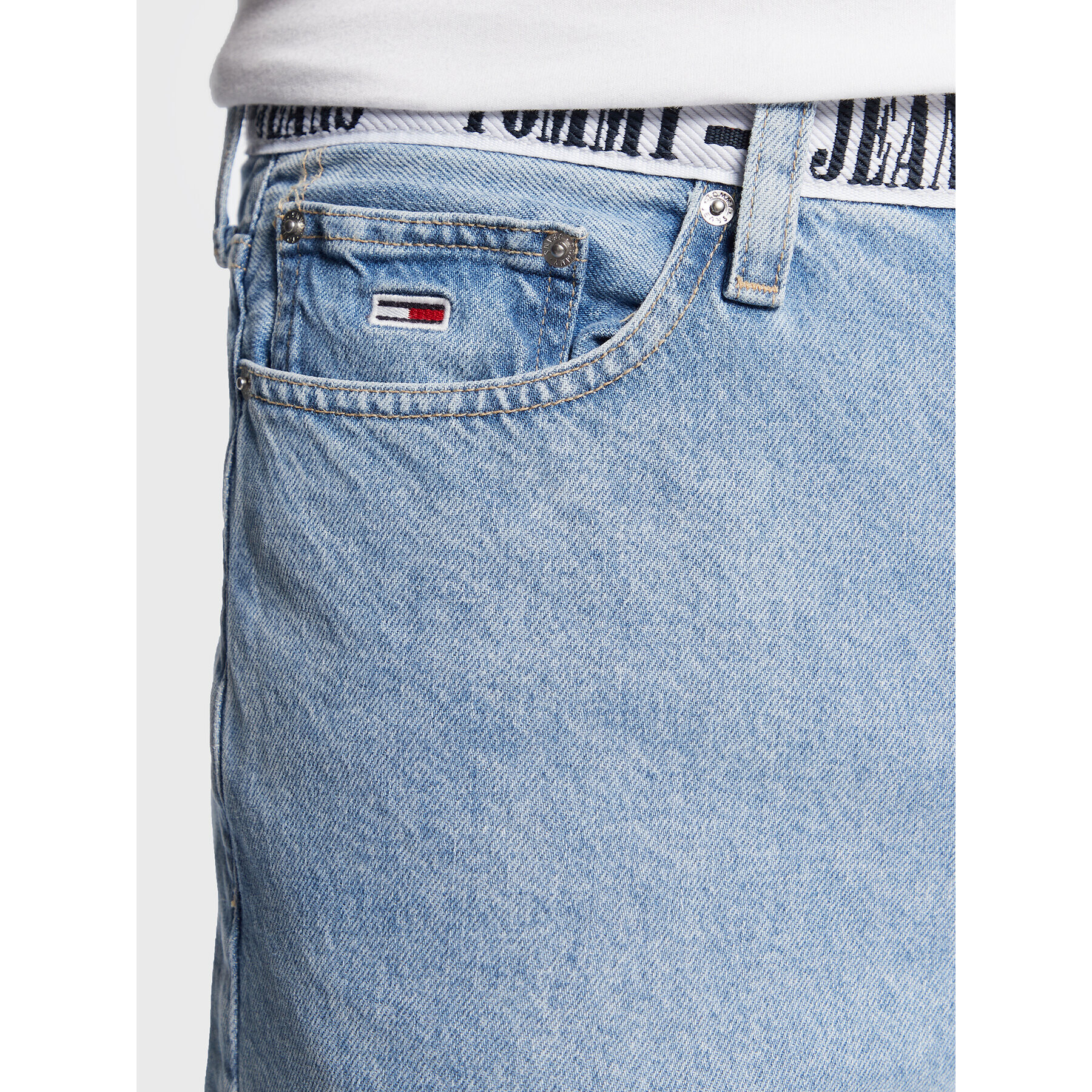 Tommy Jeans Jeansy Bax DM0DM15620 Modrá Loose Fit - Pepit.cz