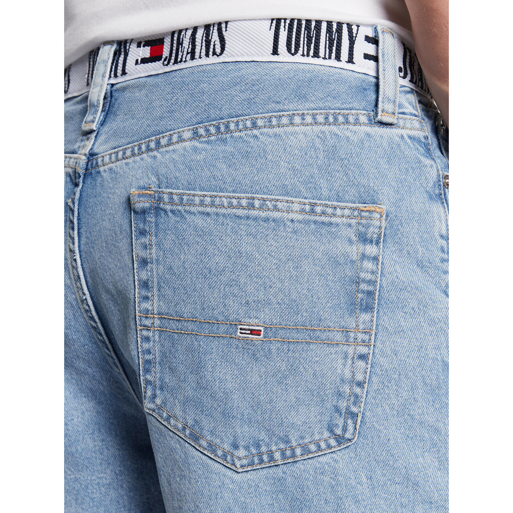 Tommy Jeans Jeansy Bax DM0DM15620 Modrá Loose Fit - Pepit.cz