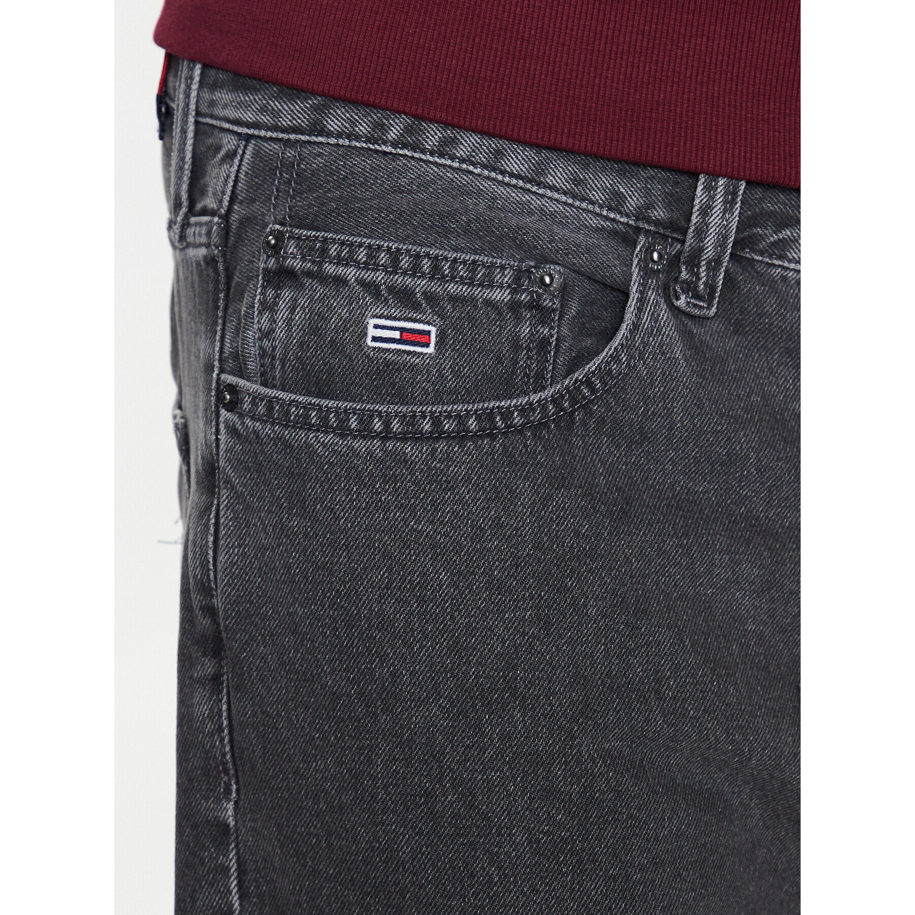 Tommy Jeans Jeansy Bax DM0DM16285 Černá Relaxed Fit - Pepit.cz