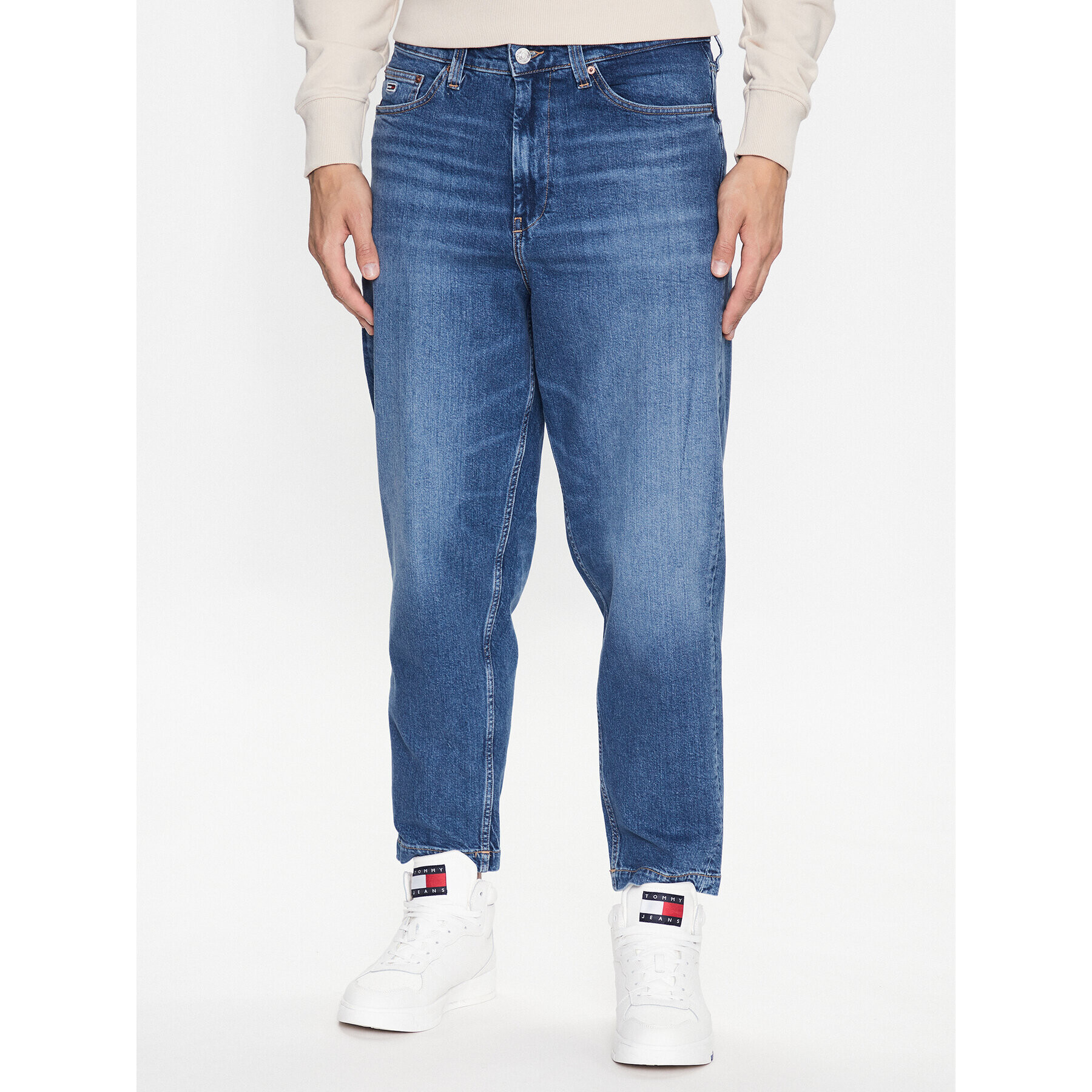 Tommy Jeans Jeansy Bax DM0DM16666 Tmavomodrá Loose Fit - Pepit.cz