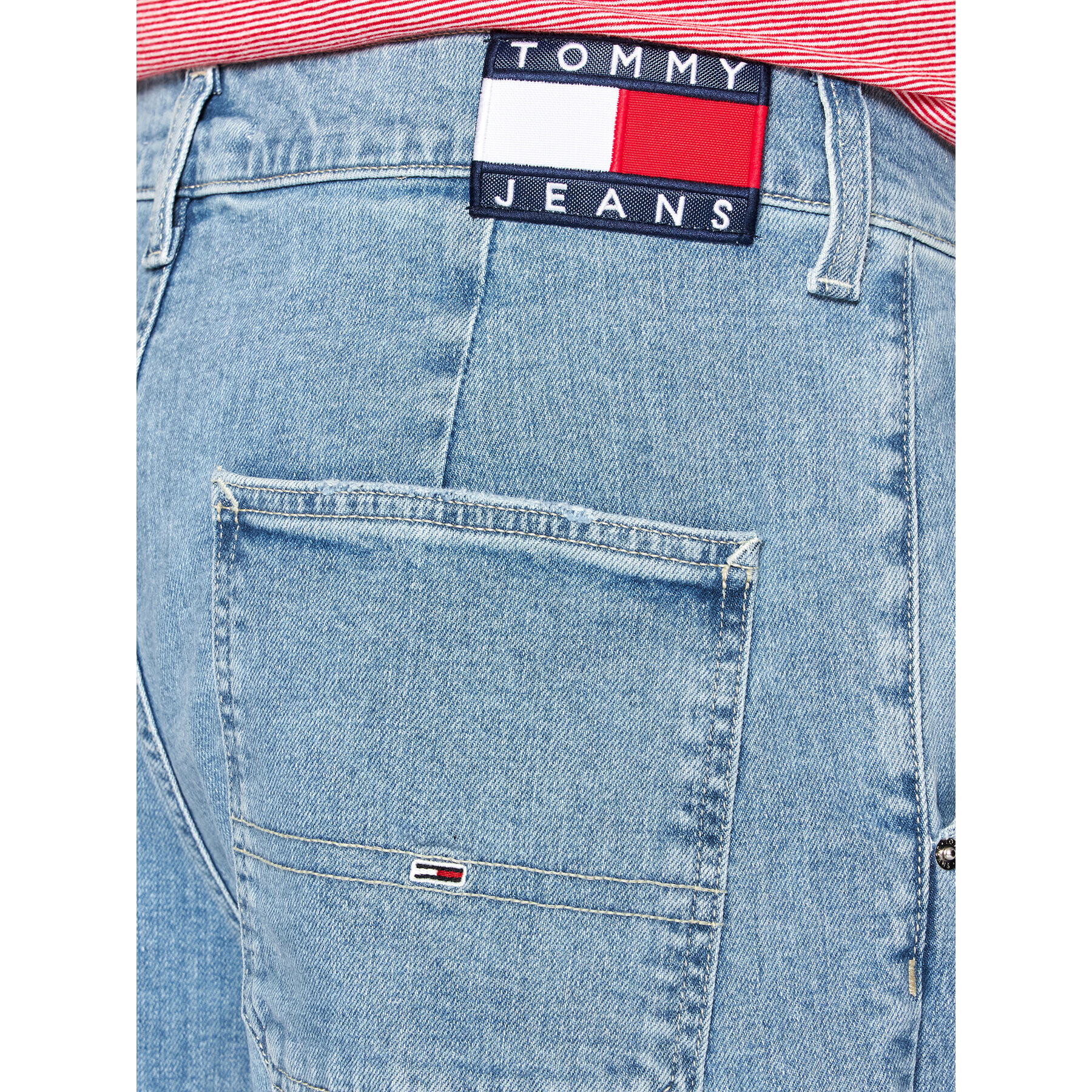 Tommy Jeans Jeansy Baxter DM0DM13138 Modrá Loose Fit - Pepit.cz