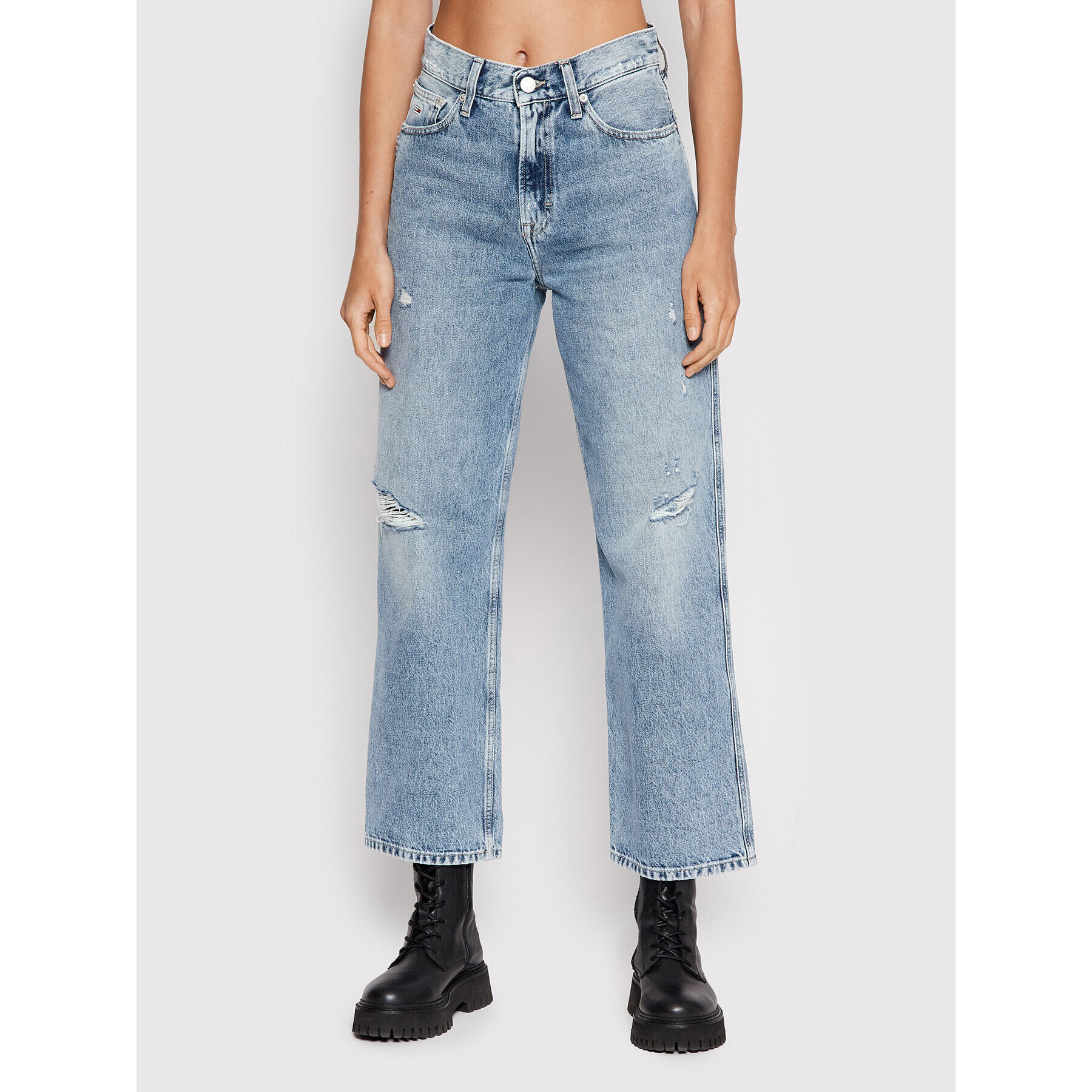 Tommy Jeans Jeansy Betsy DW0DW11487 Modrá Loose Fit - Pepit.cz