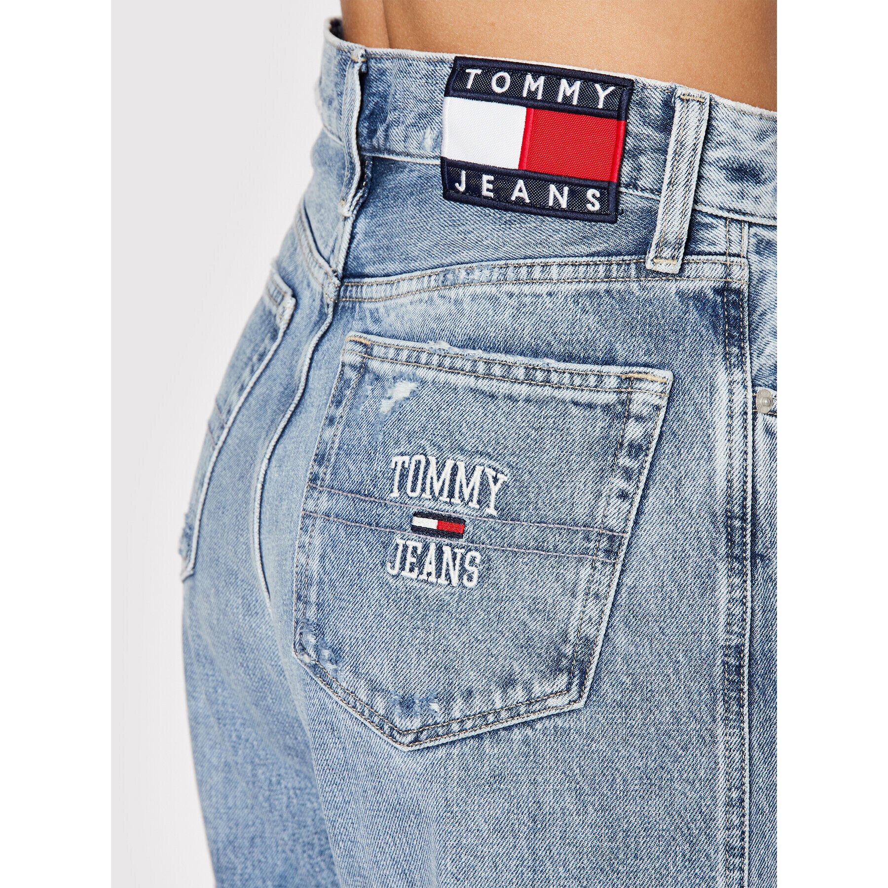 Tommy Jeans Jeansy Betsy DW0DW11487 Modrá Loose Fit - Pepit.cz