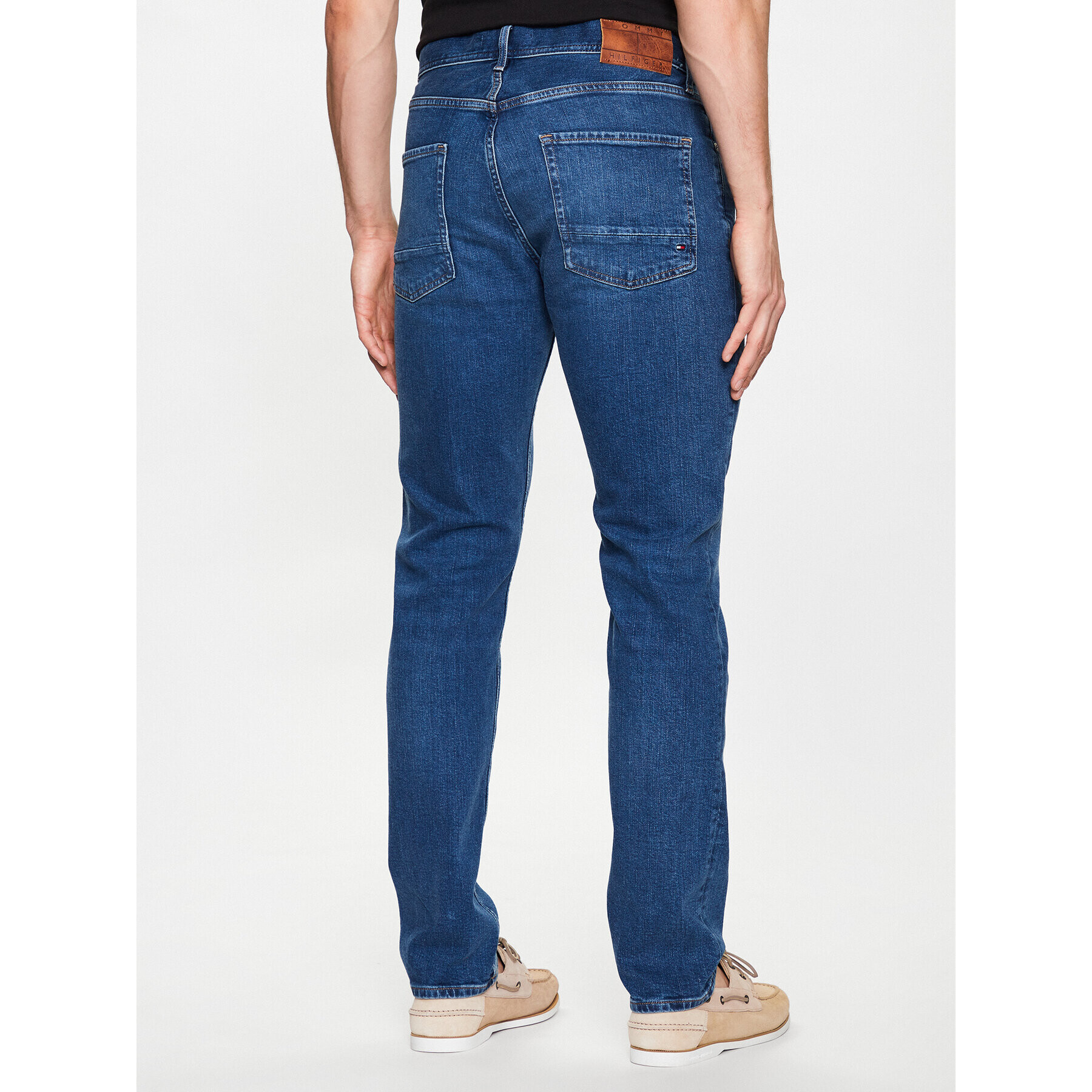 Tommy Jeans Jeansy Denton MW0MW31084 Tmavomodrá Straight Fit - Pepit.cz