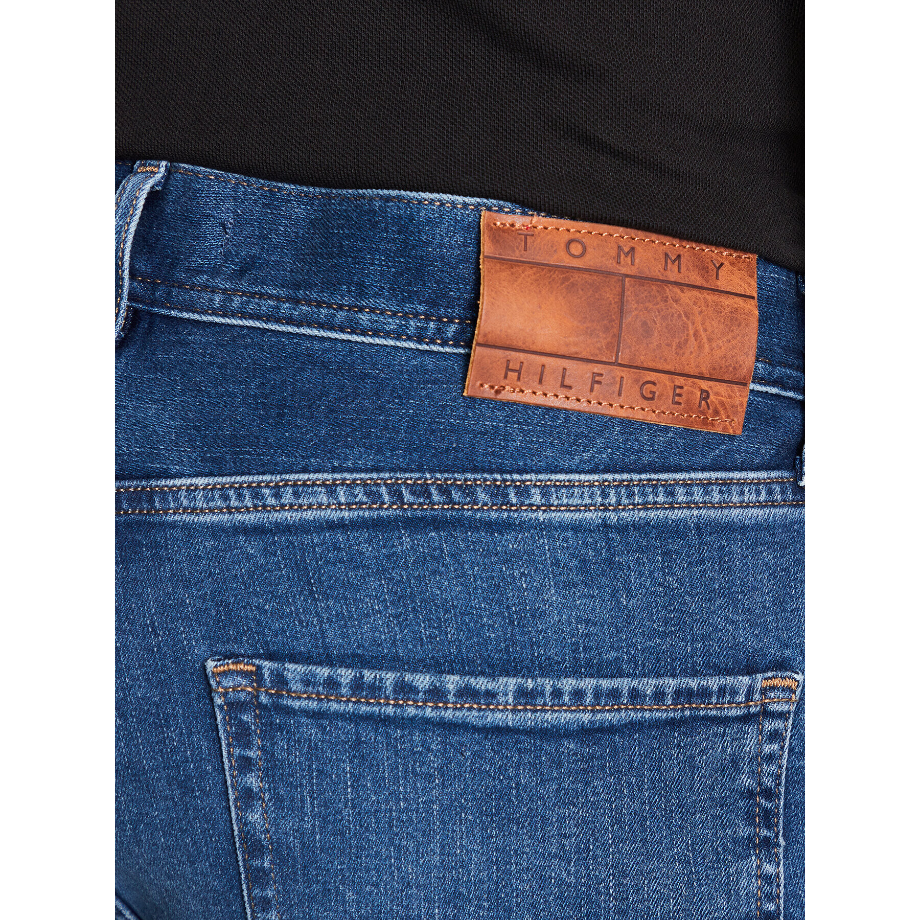 Tommy Jeans Jeansy Denton MW0MW31084 Tmavomodrá Straight Fit - Pepit.cz