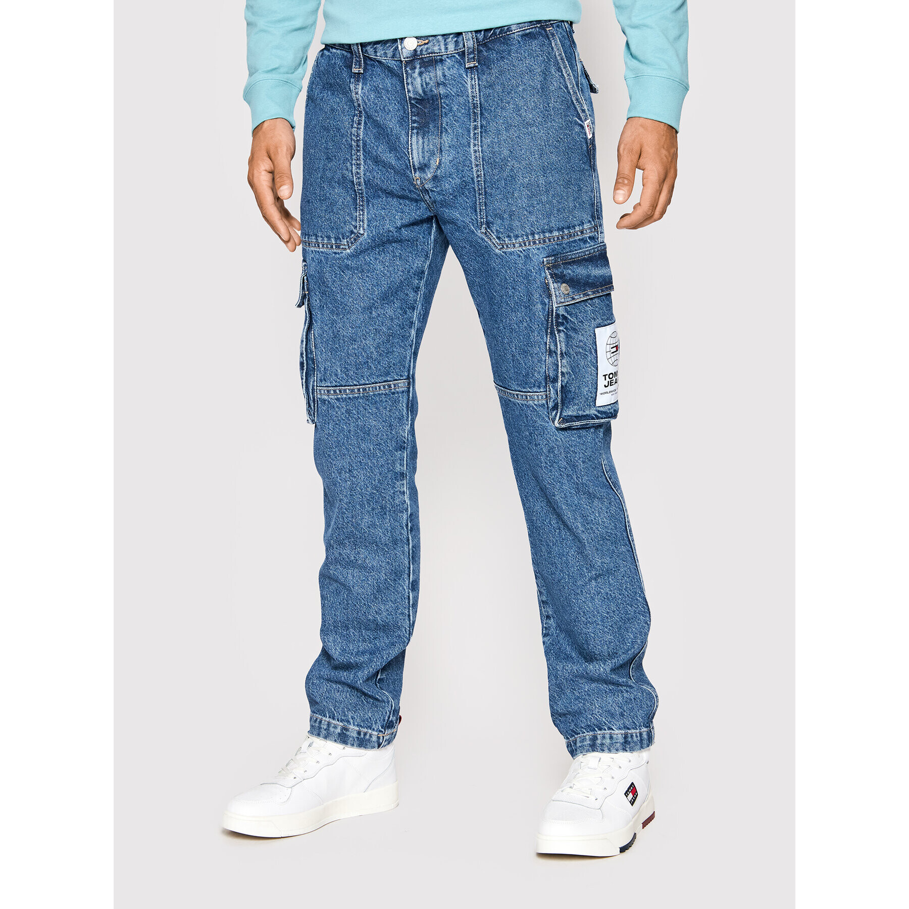 Tommy Jeans Jeansy Ethan DM0DM13146 Tmavomodrá Relaxed Fit - Pepit.cz