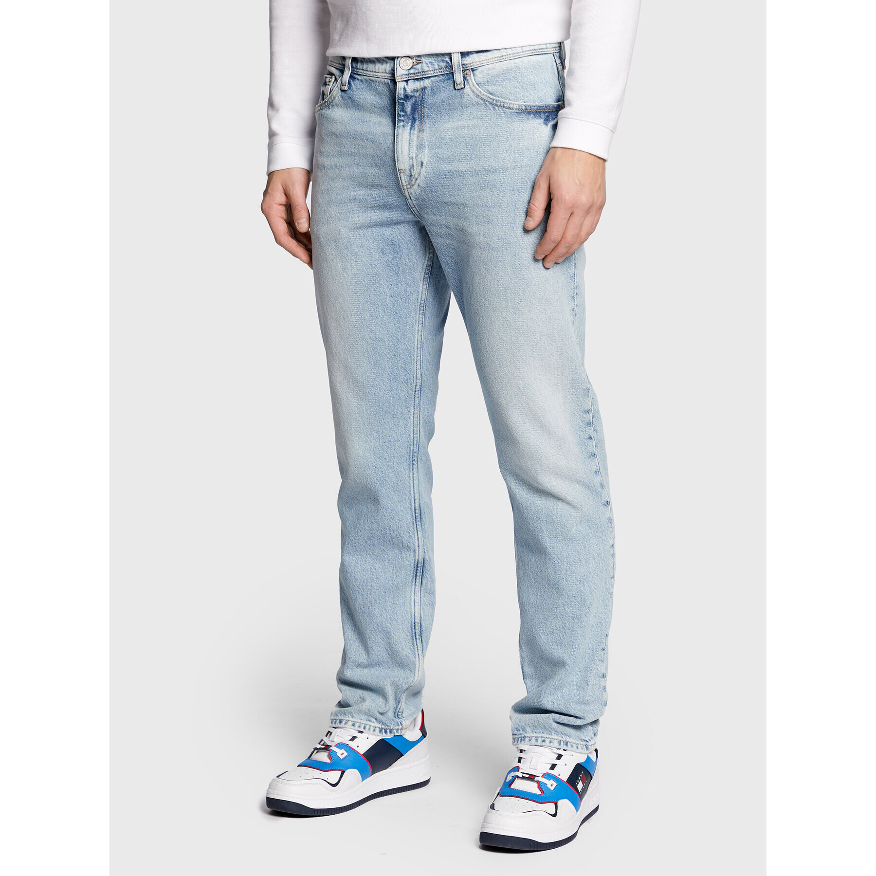 Tommy Jeans Jeansy Ethan DM0DM15574 Modrá Relaxed Fit - Pepit.cz