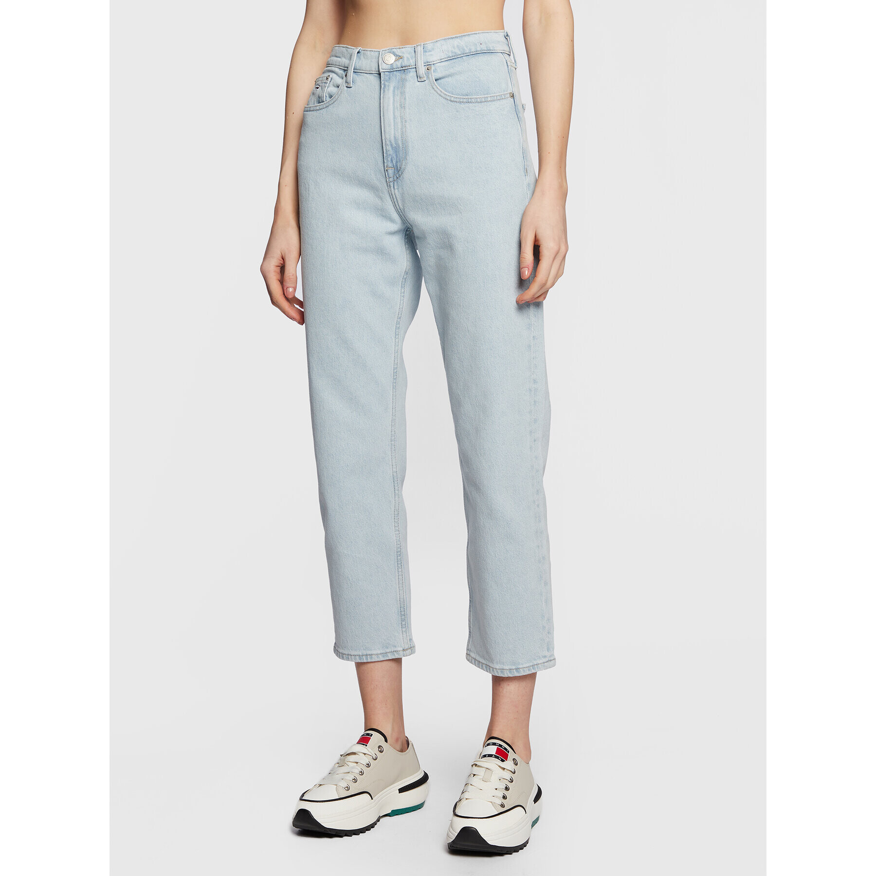 Tommy Jeans Jeansy Harper DW0DW14776 Modrá Straight Fit - Pepit.cz