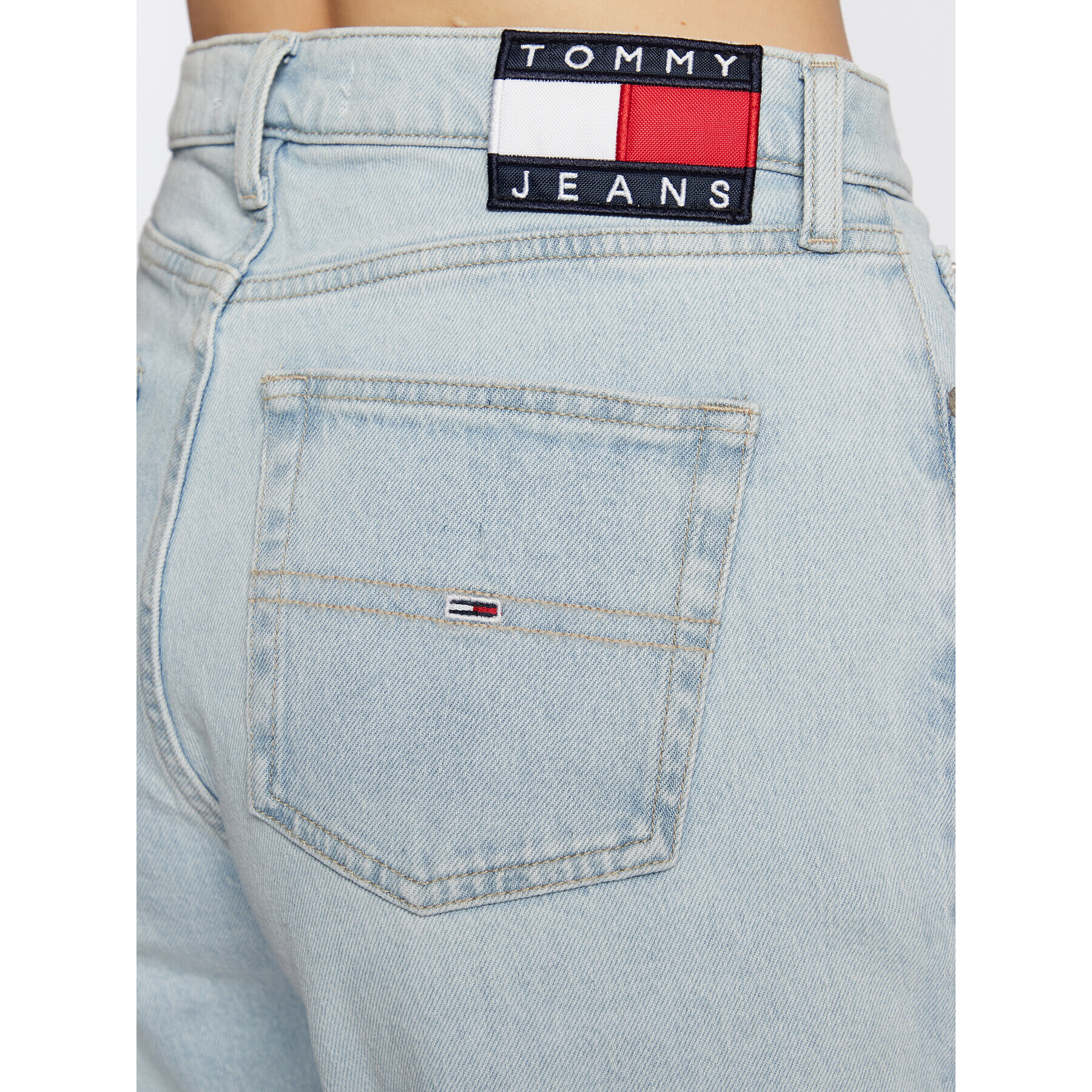 Tommy Jeans Jeansy Harper DW0DW14776 Modrá Straight Fit - Pepit.cz