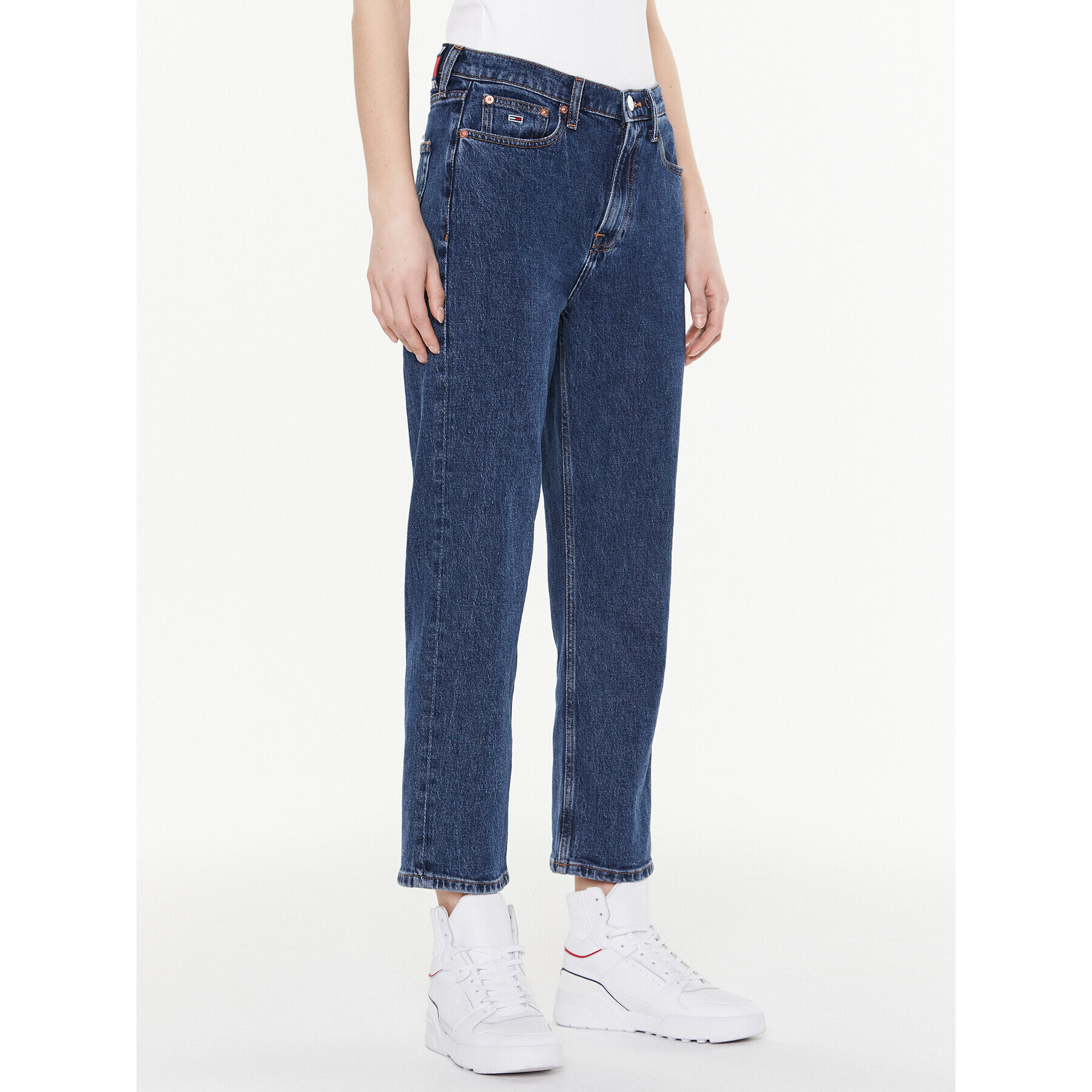 Tommy Jeans Jeansy Harper DW0DW14784 Tmavomodrá Straight Fit - Pepit.cz