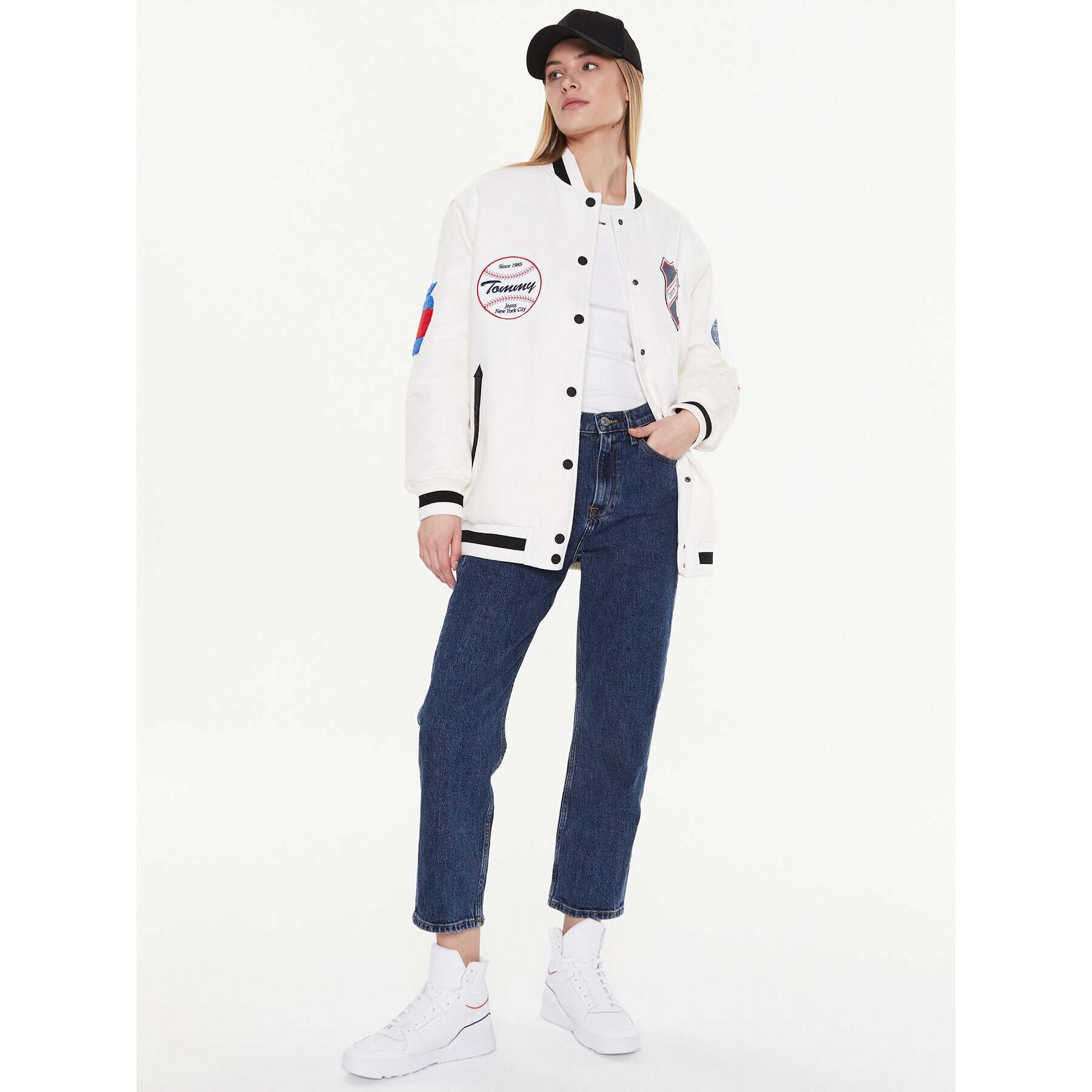 Tommy Jeans Jeansy Harper DW0DW14784 Tmavomodrá Straight Fit - Pepit.cz