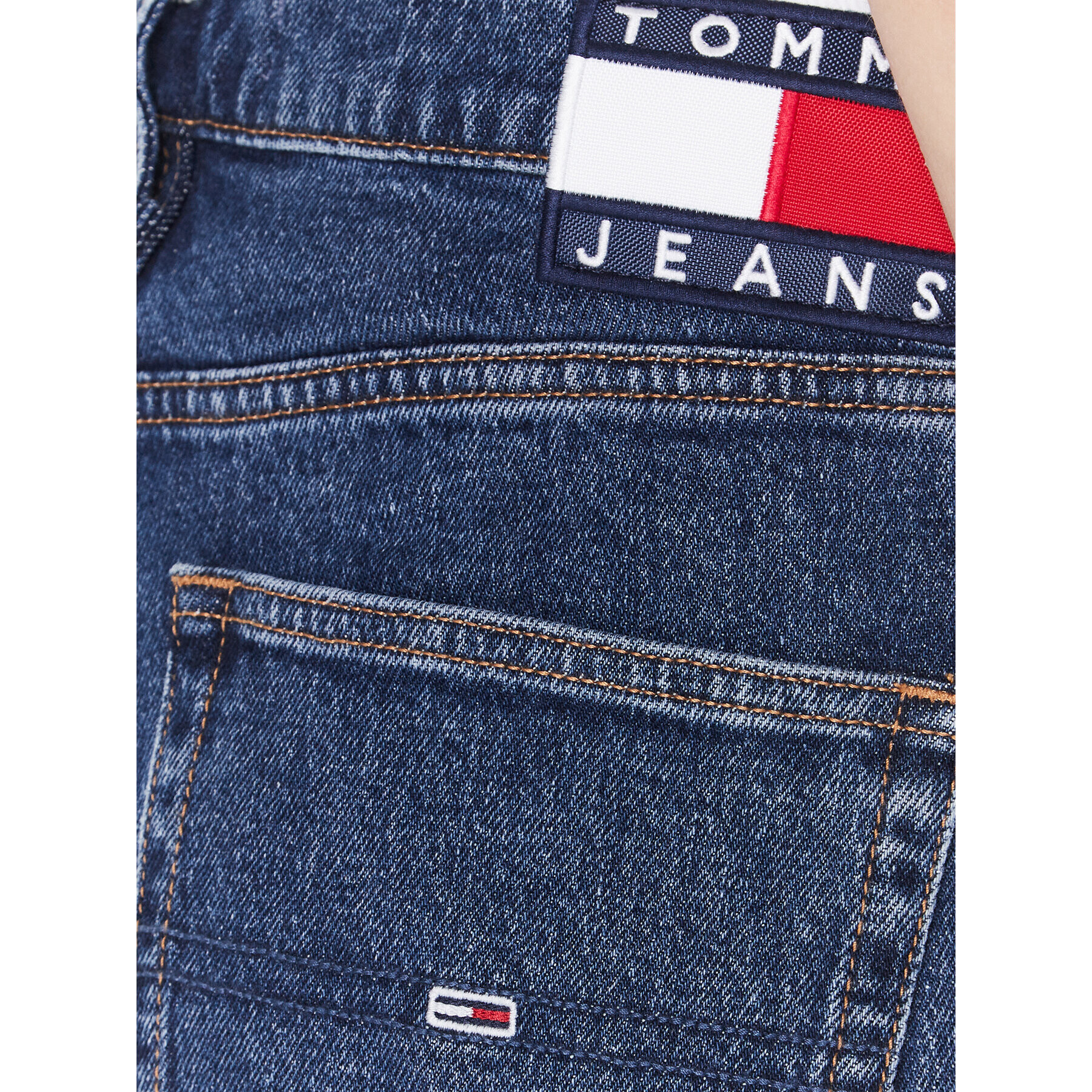 Tommy Jeans Jeansy Harper DW0DW14784 Tmavomodrá Straight Fit - Pepit.cz