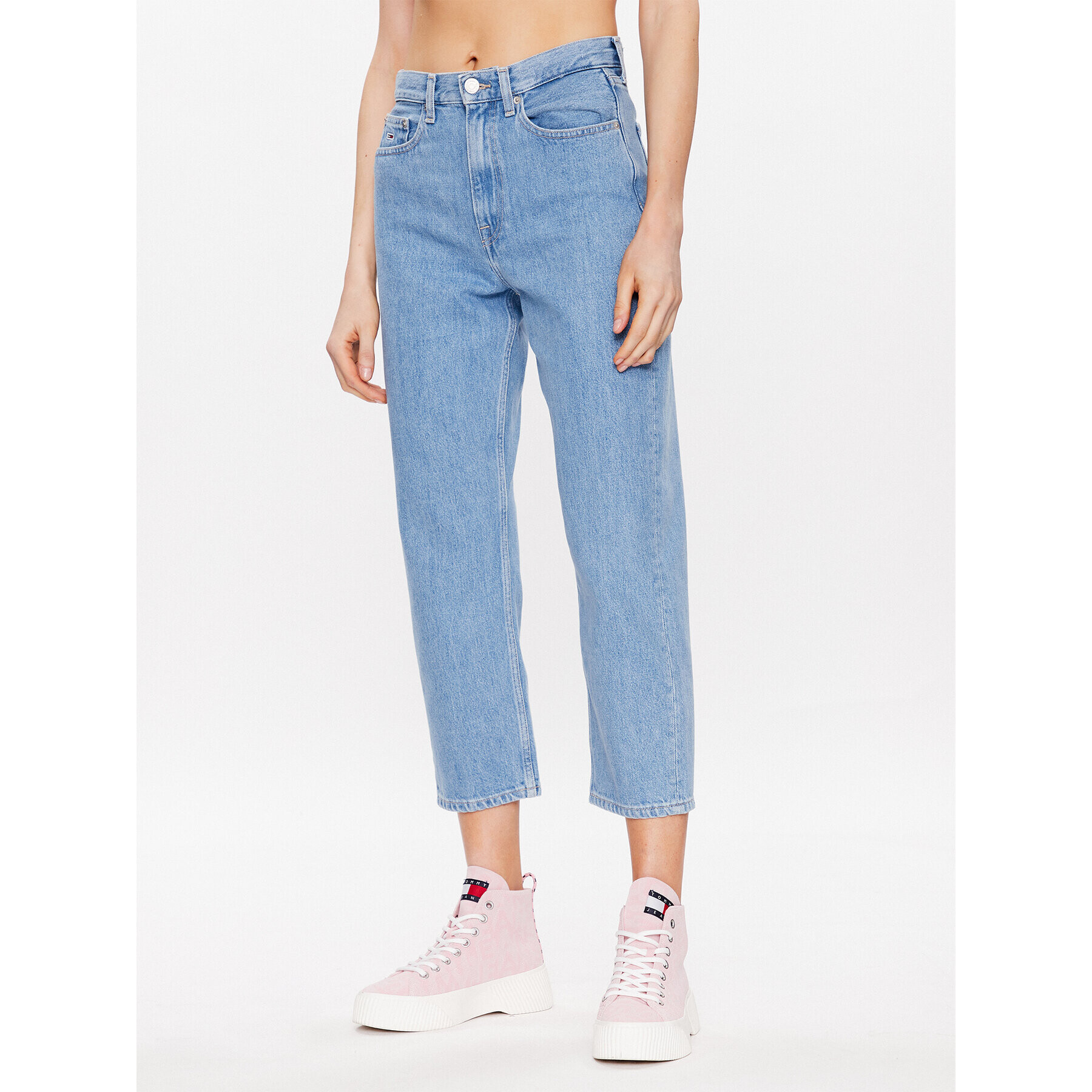 Tommy Jeans Jeansy Harper DW0DW15495 Modrá Straight Fit - Pepit.cz