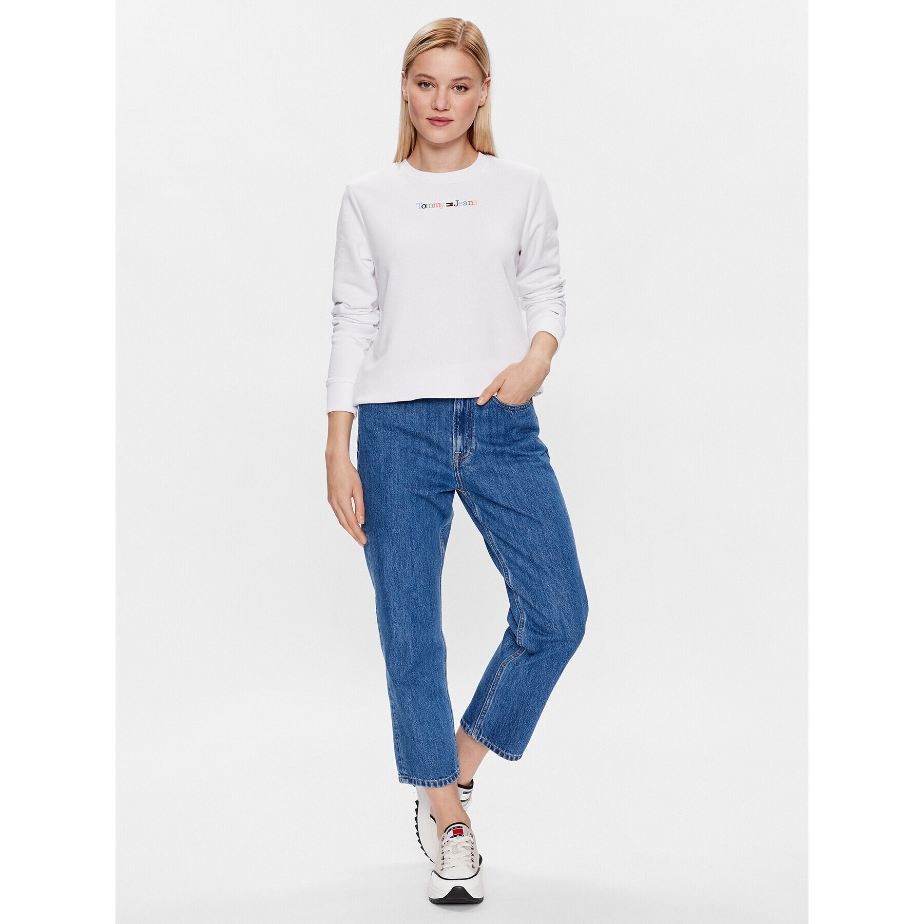 Tommy Jeans Jeansy Harper DW0DW15736 Modrá Straight Fit - Pepit.cz