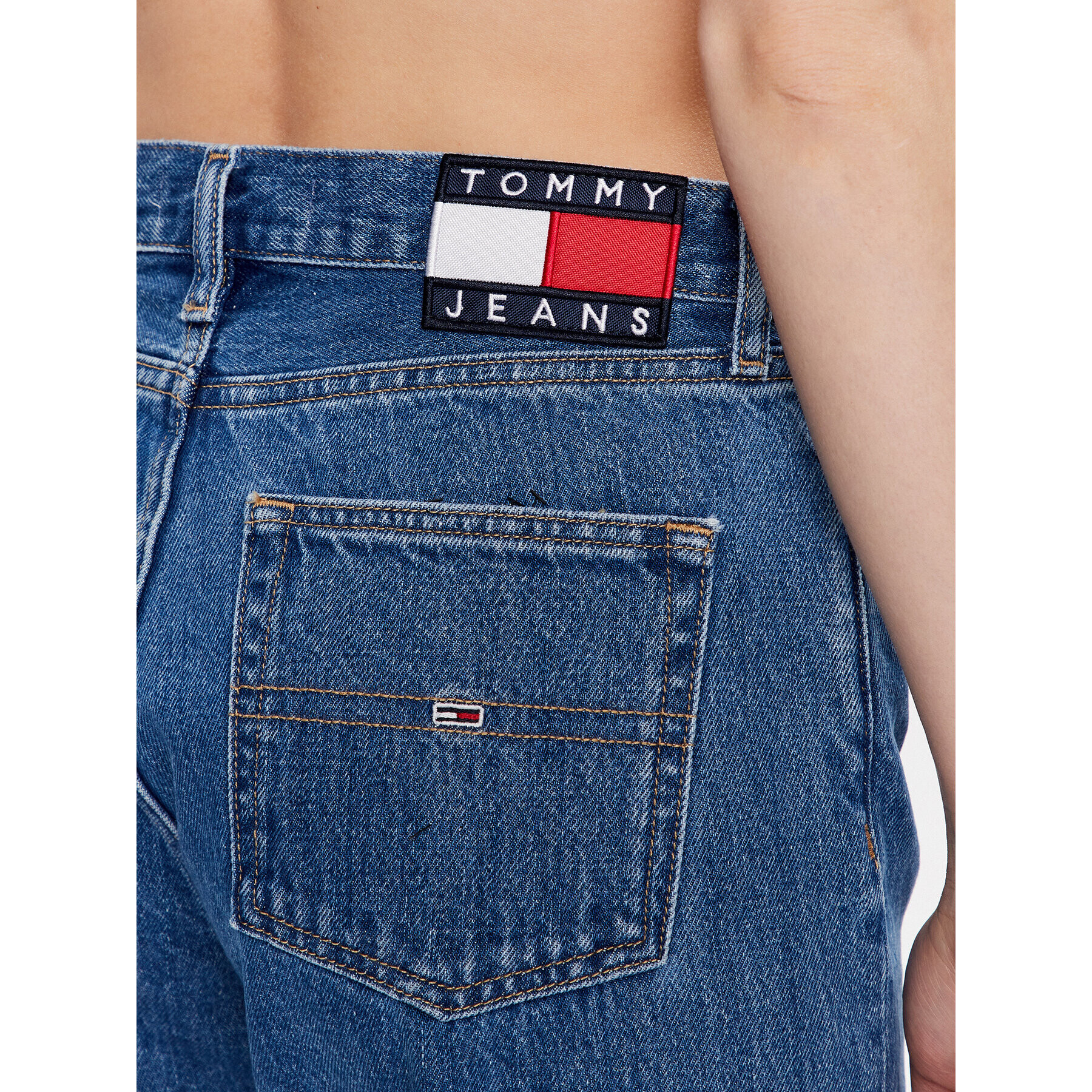 Tommy Jeans Jeansy Harper DW0DW15736 Modrá Straight Fit - Pepit.cz