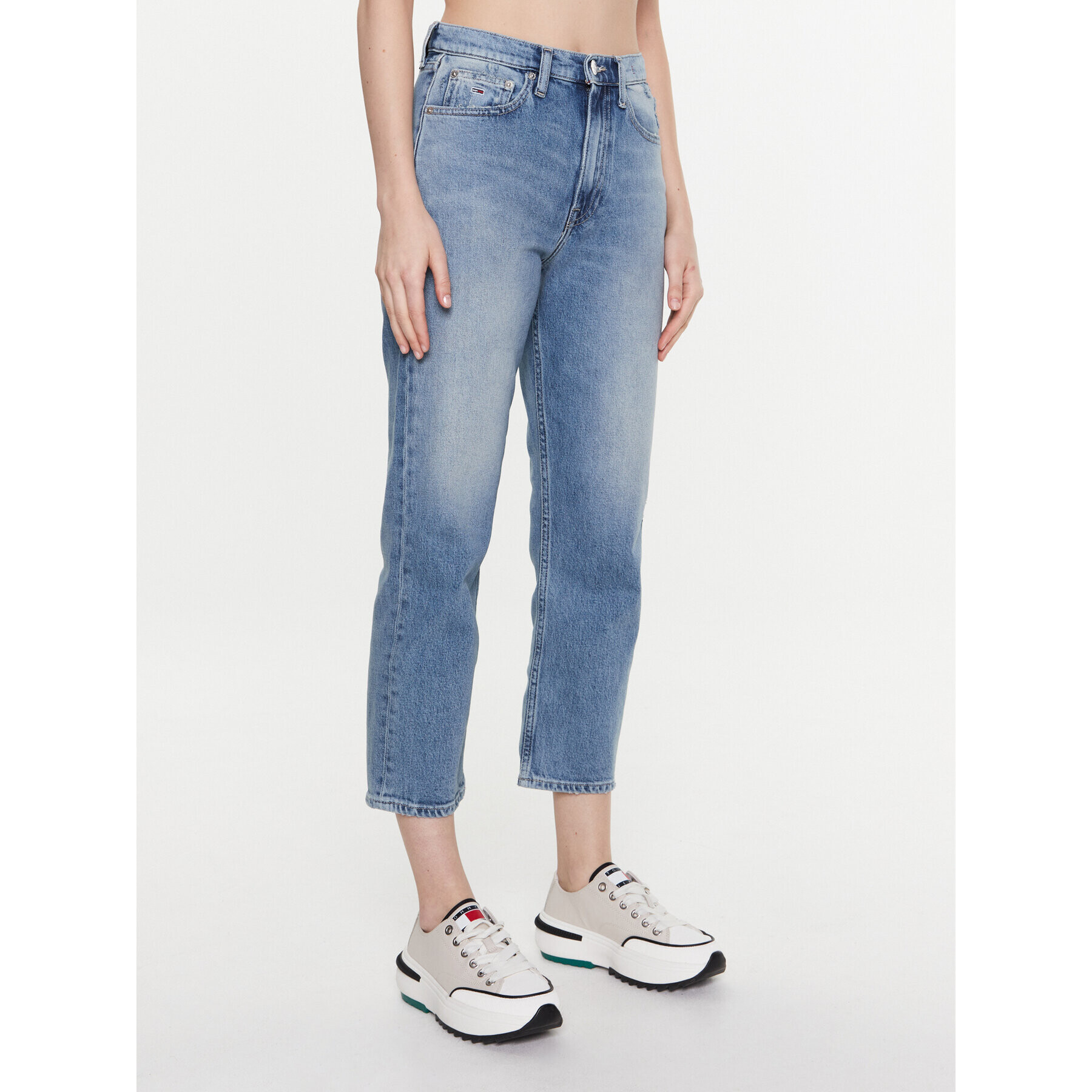 Tommy Jeans Jeansy Herper DW0DW15519 Modrá Straight Fit - Pepit.cz