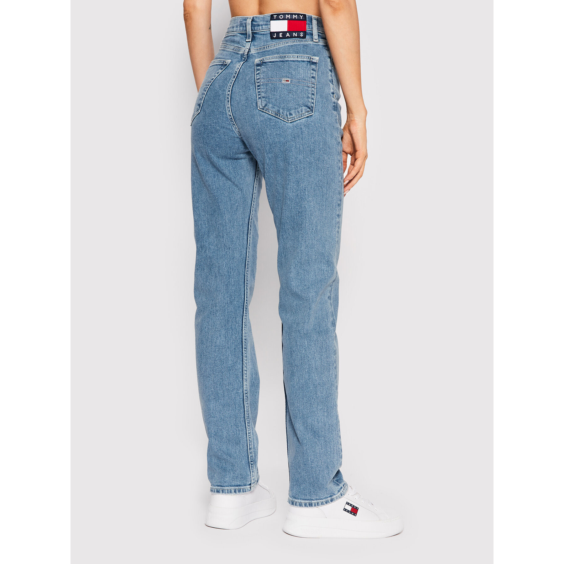 Tommy Jeans Jeansy Julie DW0DW12365 Modrá Straight Fit - Pepit.cz