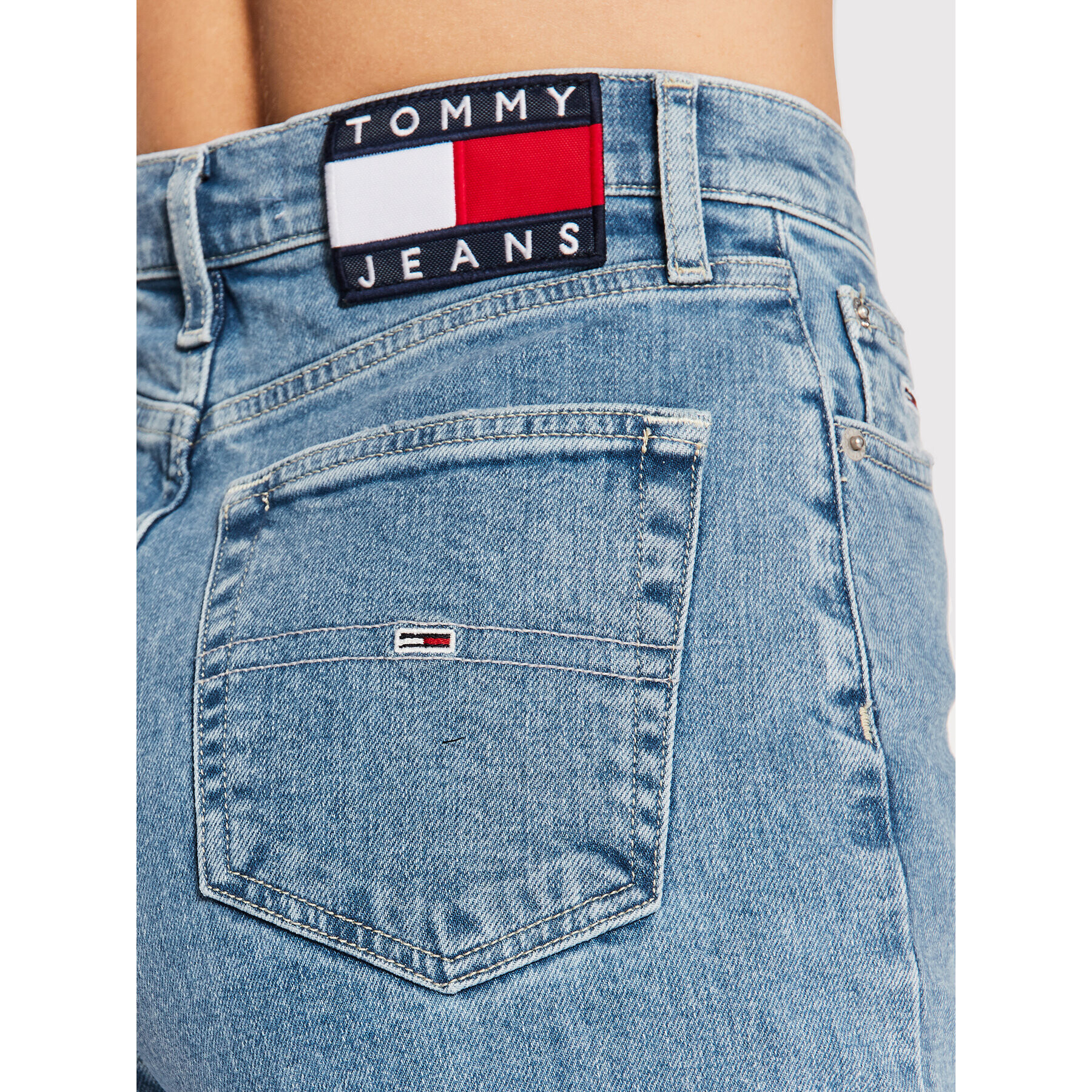 Tommy Jeans Jeansy Julie DW0DW12365 Modrá Straight Fit - Pepit.cz