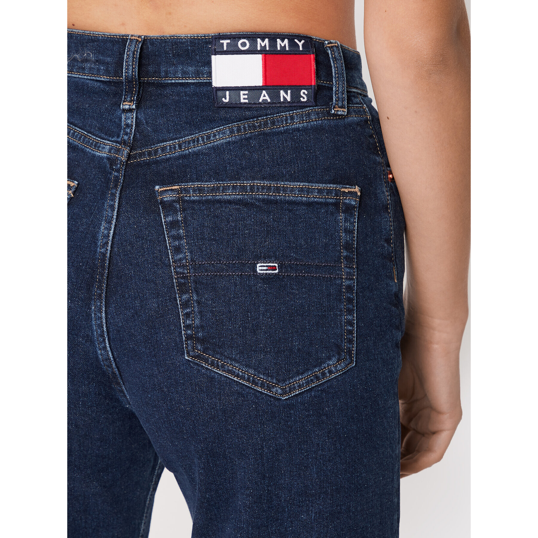 Tommy Jeans Jeansy Julie DW0DW13349 Tmavomodrá Regular Fit - Pepit.cz