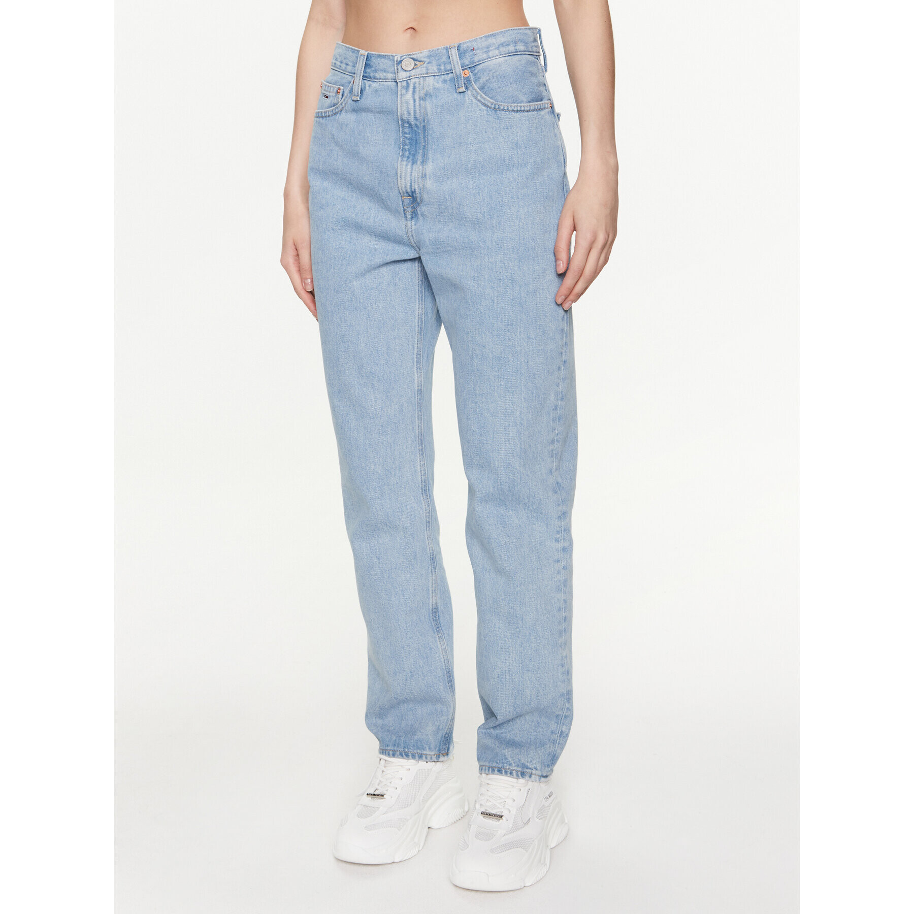 Tommy Jeans Jeansy Julie DW0DW15739 Modrá Straight Fit - Pepit.cz