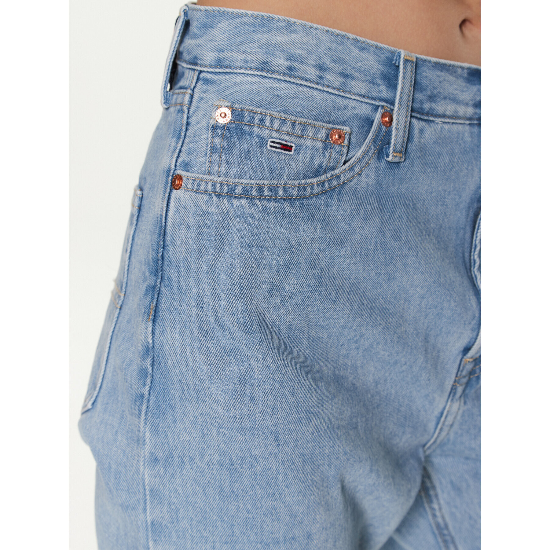 Tommy Jeans Jeansy Julie DW0DW15739 Modrá Straight Fit - Pepit.cz