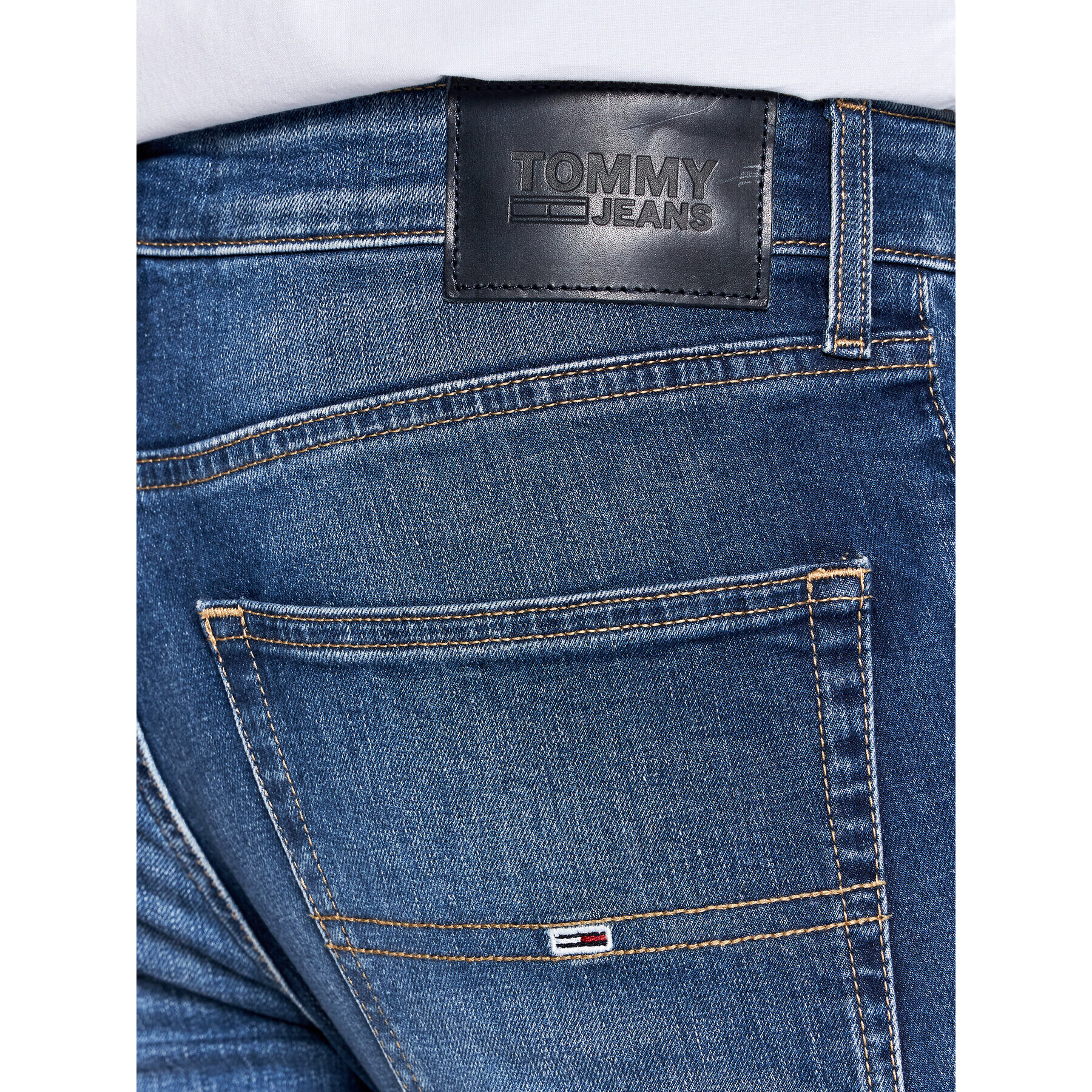 Tommy Jeans Jeansy Scanton DM0DM09549 Modrá Slim Fit - Pepit.cz