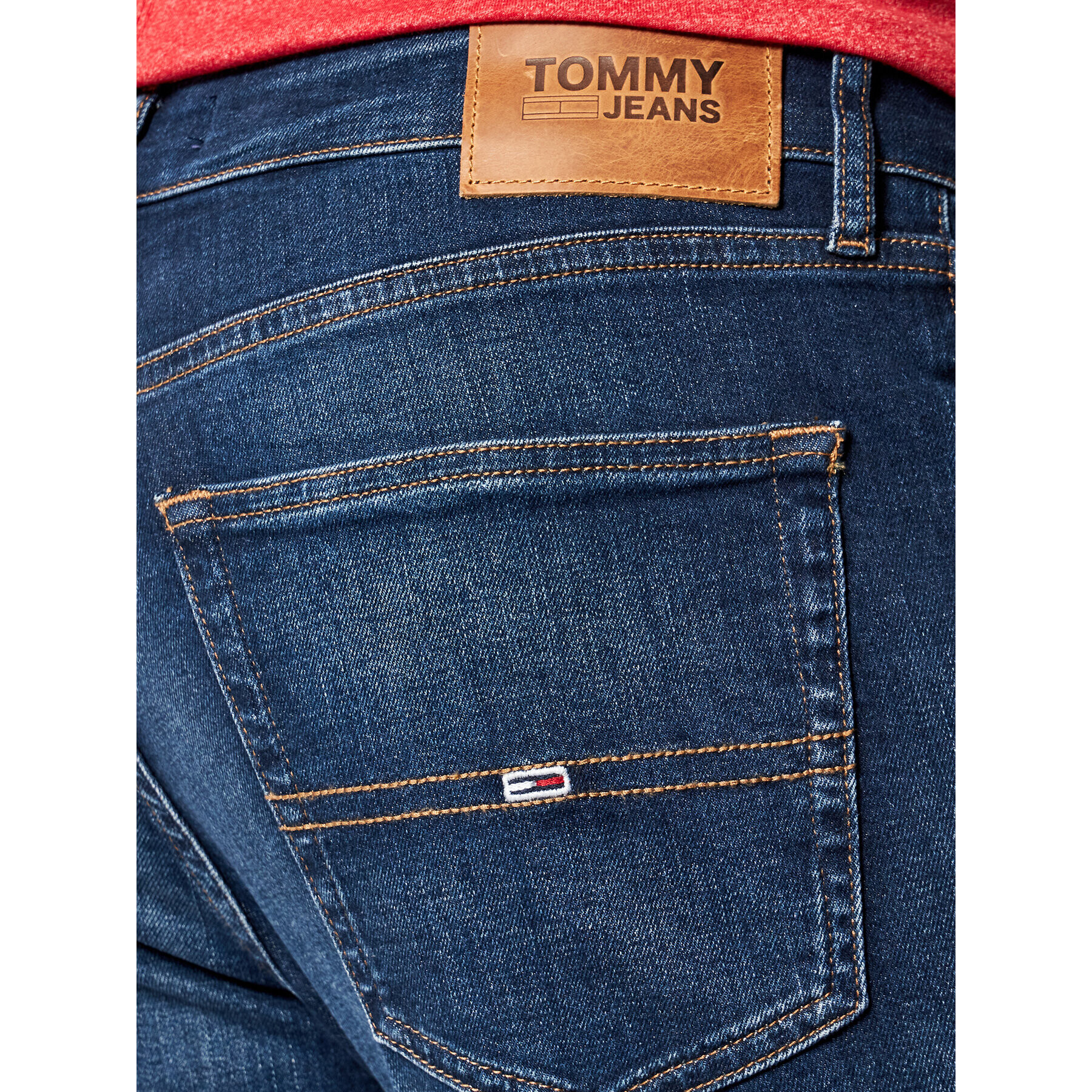 Tommy Jeans Jeansy Scanton DM0DM09553 Tmavomodrá Slim Fit - Pepit.cz