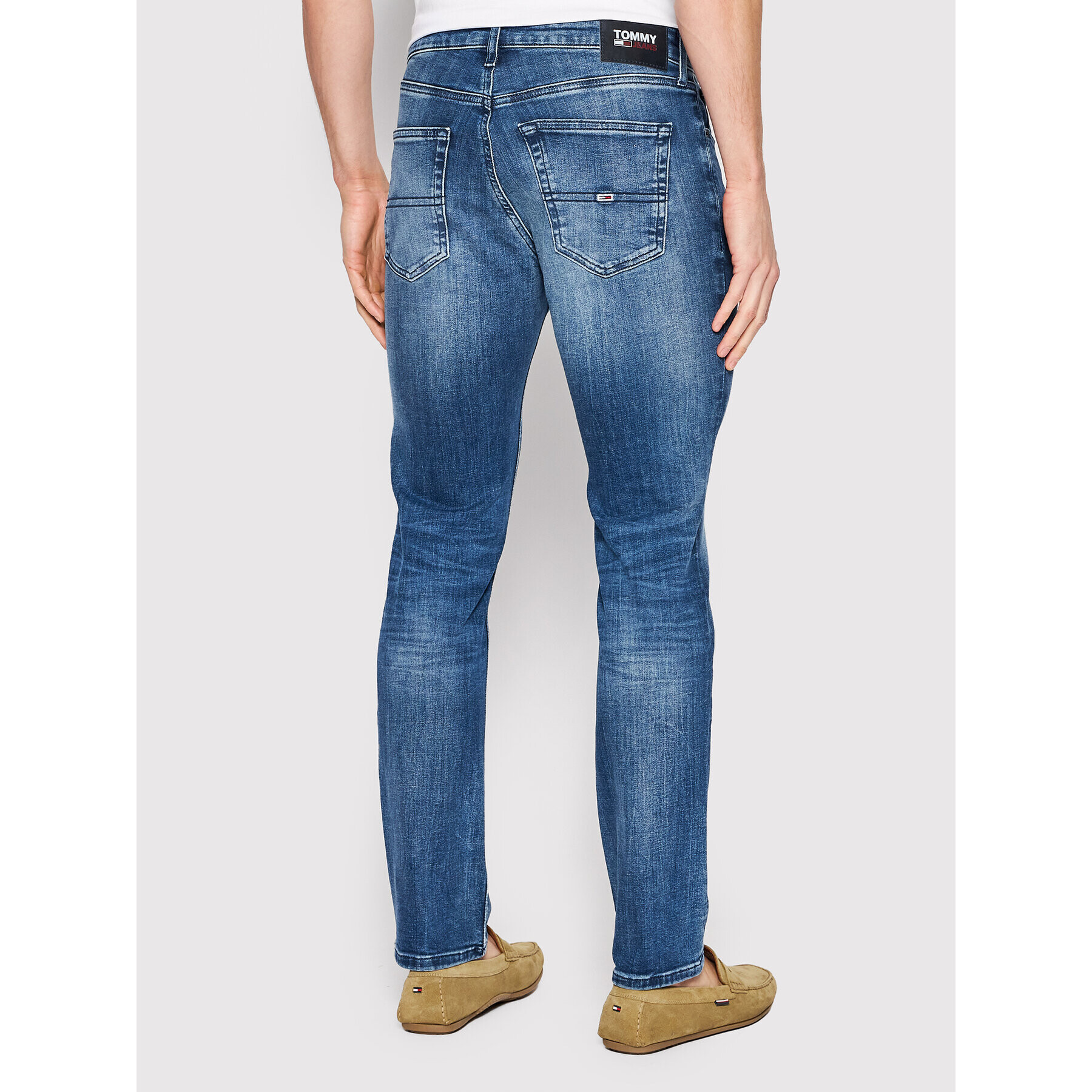 Tommy Jeans Jeansy Scanton DM0DM09564 Tmavomodrá Slim Fit - Pepit.cz