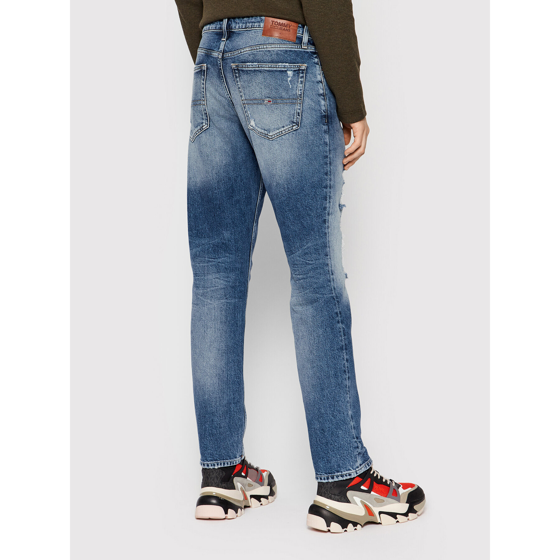 Tommy Jeans Jeansy Scanton DM0DM09801 Tmavomodrá Slim Fit - Pepit.cz