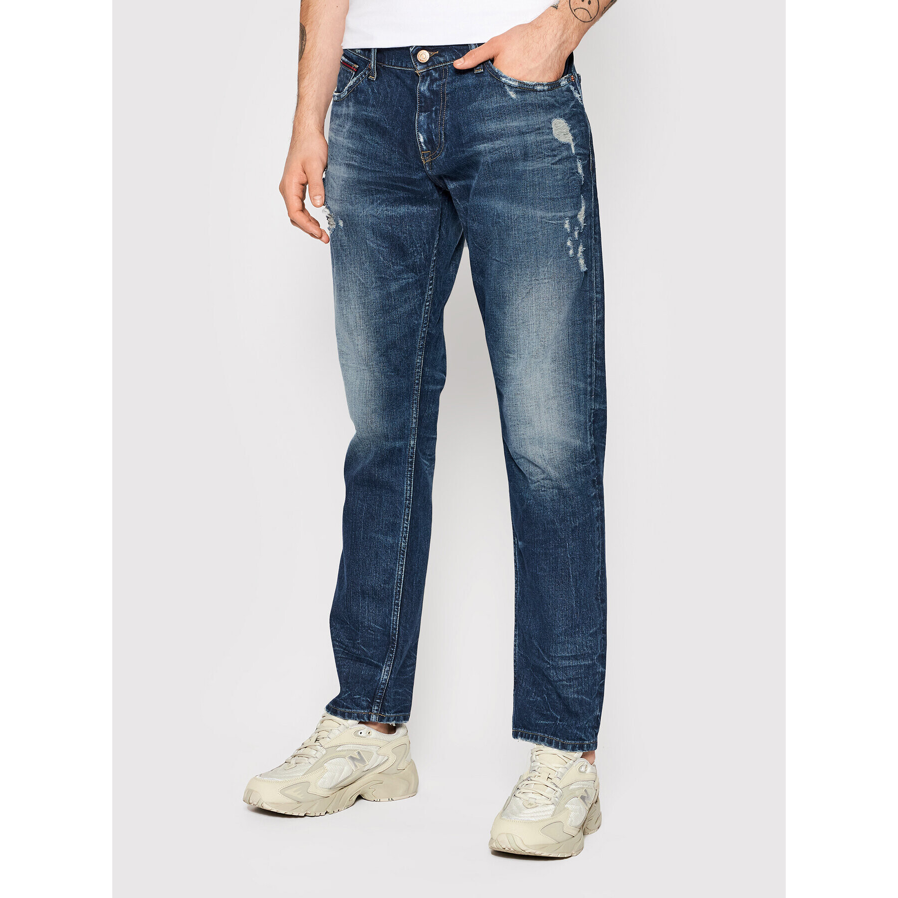 Tommy Jeans Jeansy Scanton DM0DM11562 Tmavomodrá Slim Fit - Pepit.cz