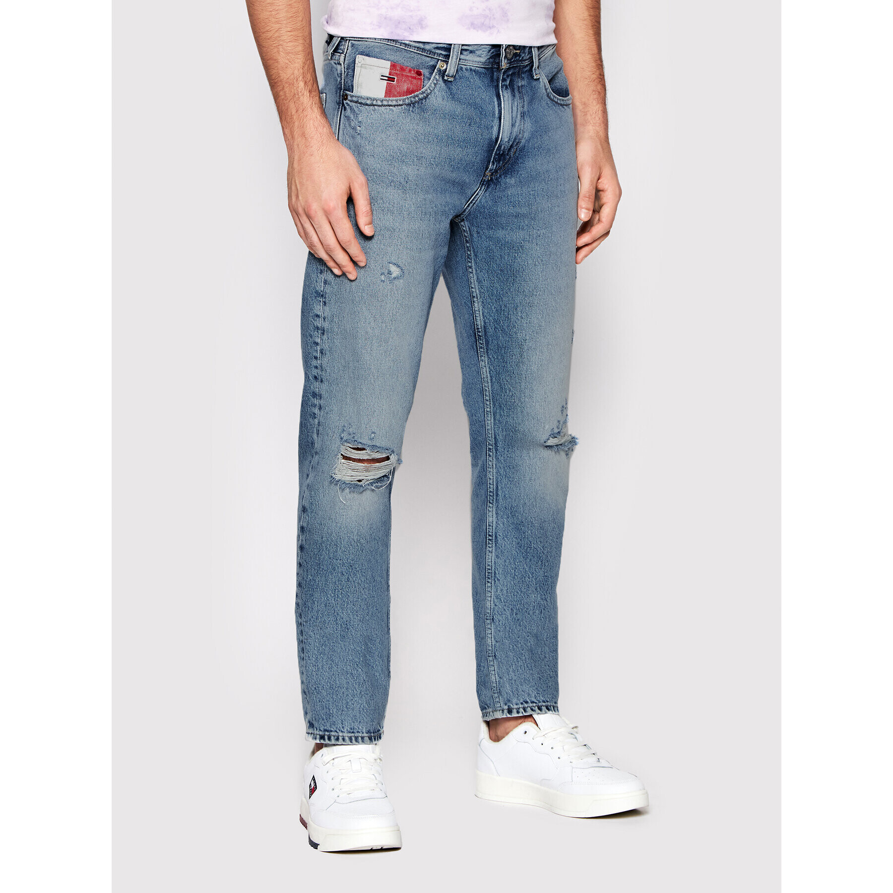 Tommy Jeans Jeansy Scanton DM0DM11892 Modrá Slim Fit - Pepit.cz