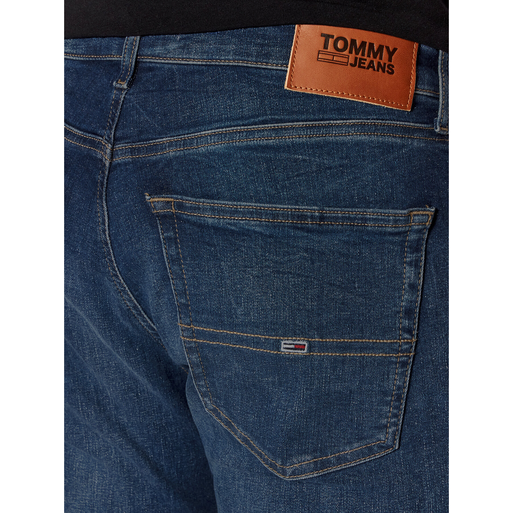 Tommy Jeans Jeansy Scanton DM0DM12133 Tmavomodrá Slim Fit - Pepit.cz