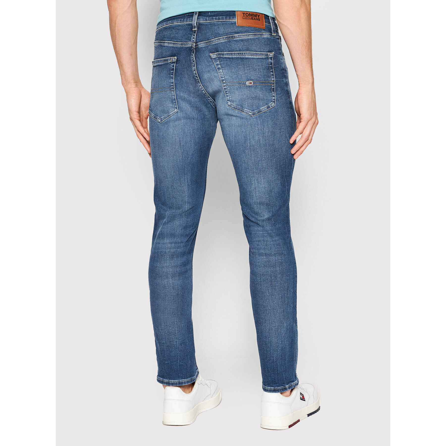 Tommy Jeans Jeansy Scanton DM0DM13209 Tmavomodrá Slim Fit - Pepit.cz