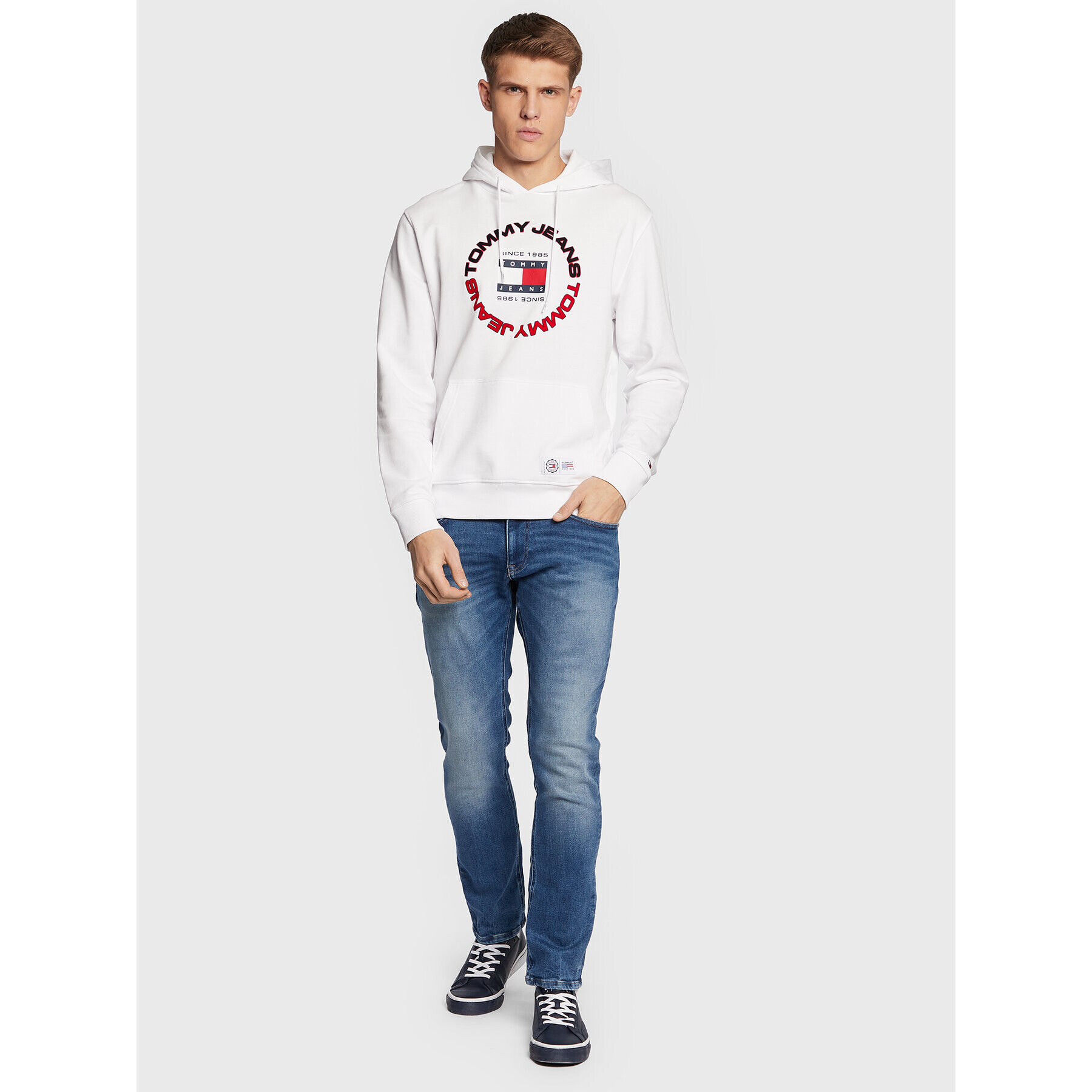 Tommy Jeans Jeansy Scanton DM0DM15558 Modrá Slim Fit - Pepit.cz