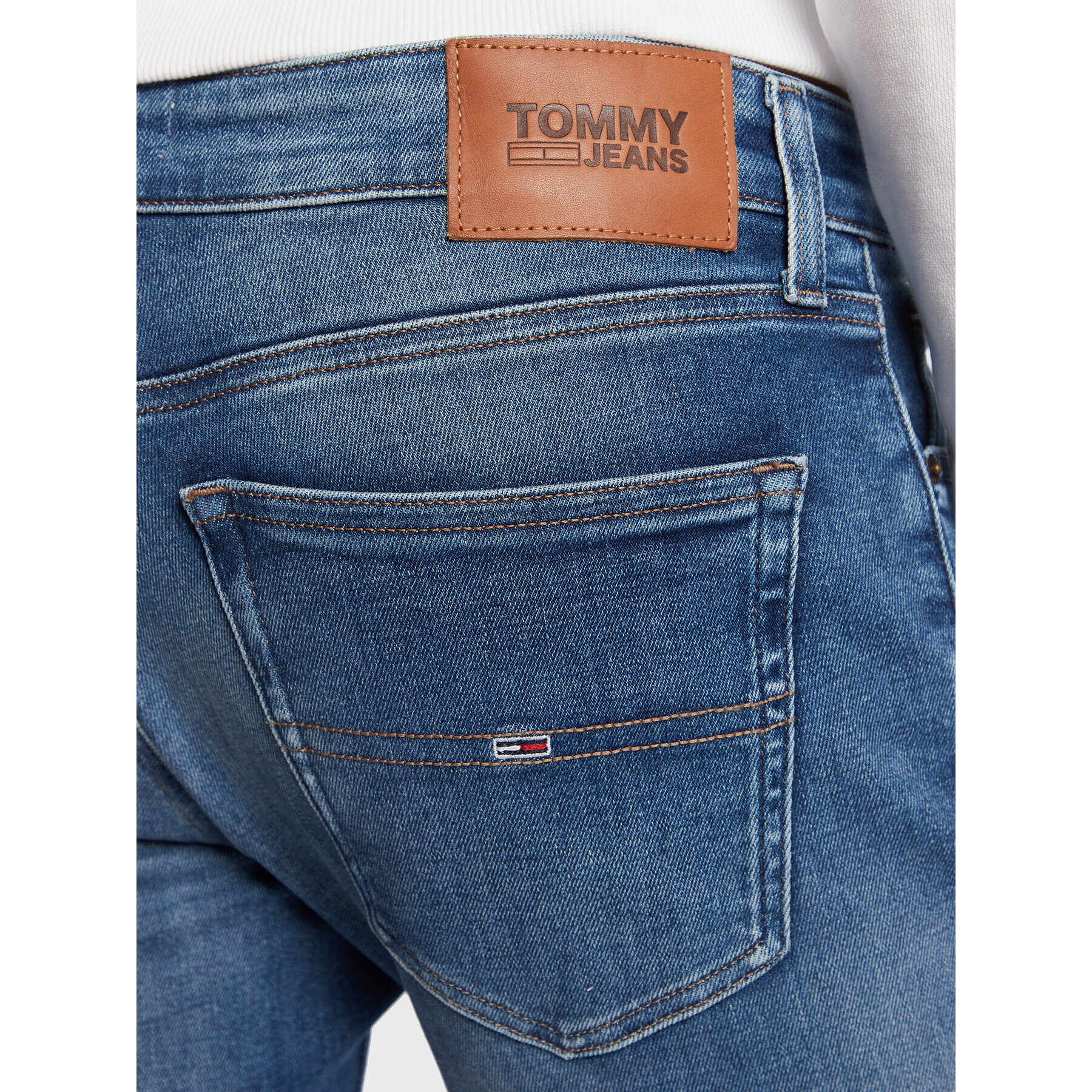 Tommy Jeans Jeansy Scanton DM0DM15558 Modrá Slim Fit - Pepit.cz