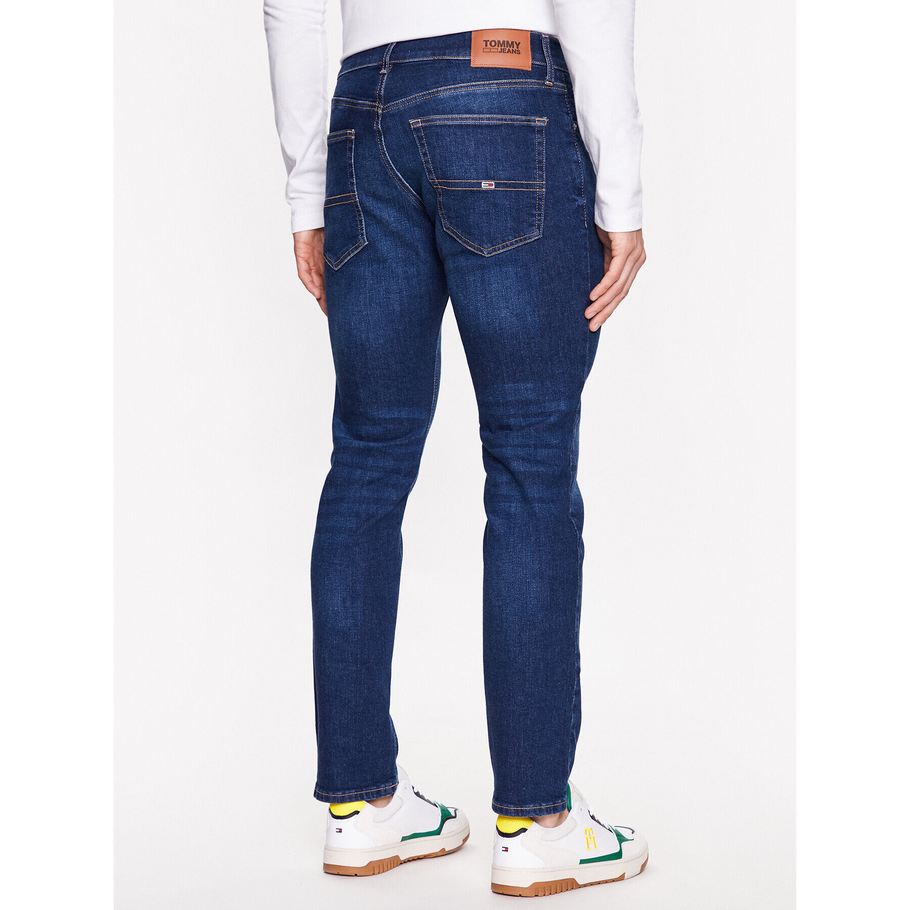 Tommy Jeans Jeansy Scanton DM0DM16040 Tmavomodrá Slim Fit - Pepit.cz