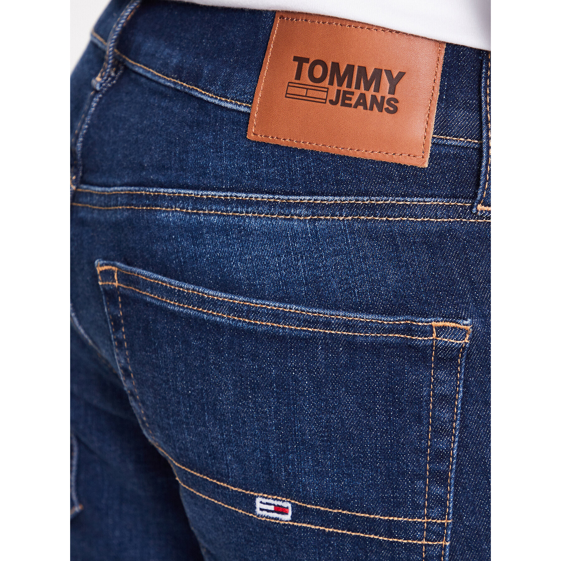 Tommy Jeans Jeansy Scanton DM0DM16040 Tmavomodrá Slim Fit - Pepit.cz