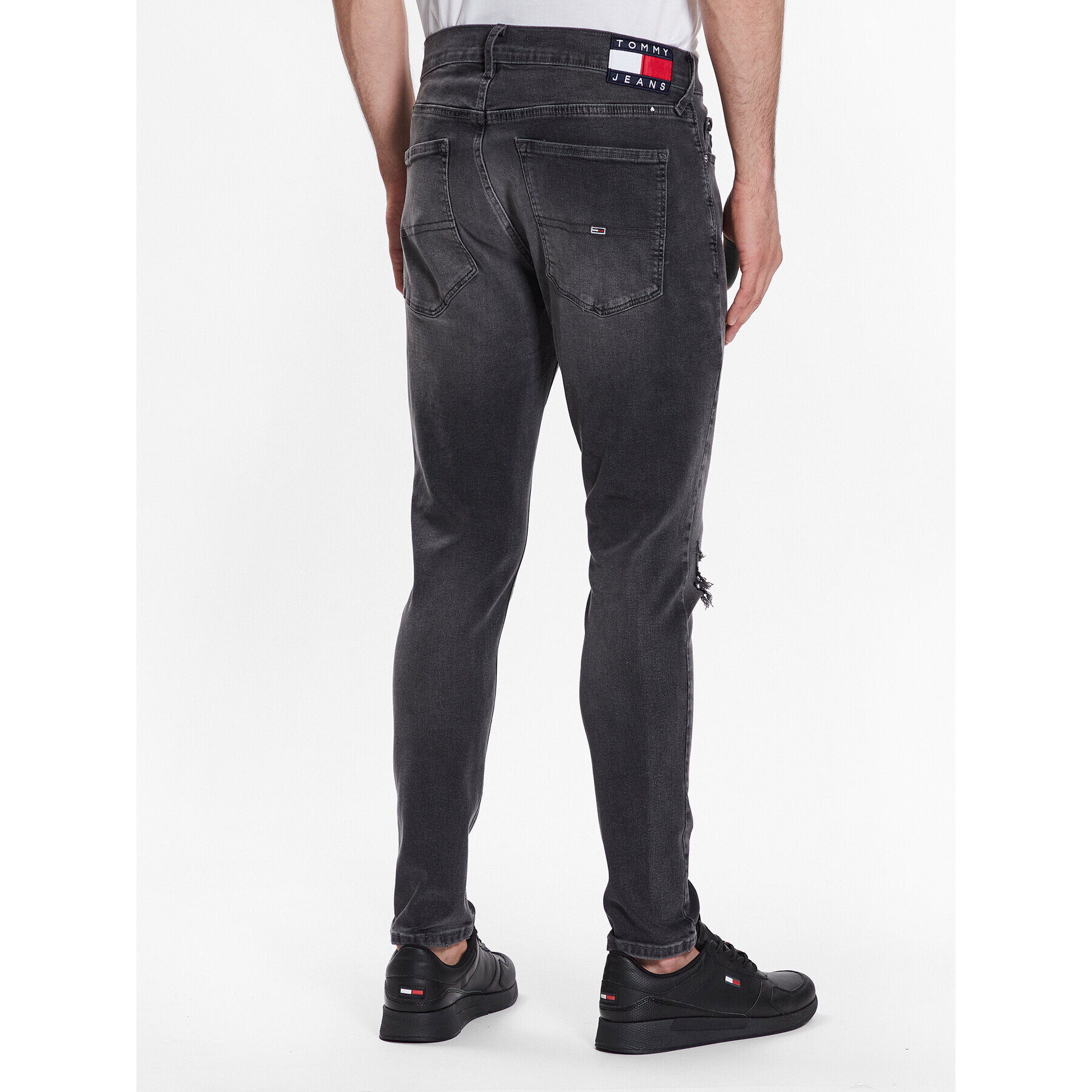 Tommy Jeans Jeansy Scanton DM0DM16140 Šedá Slim Fit - Pepit.cz