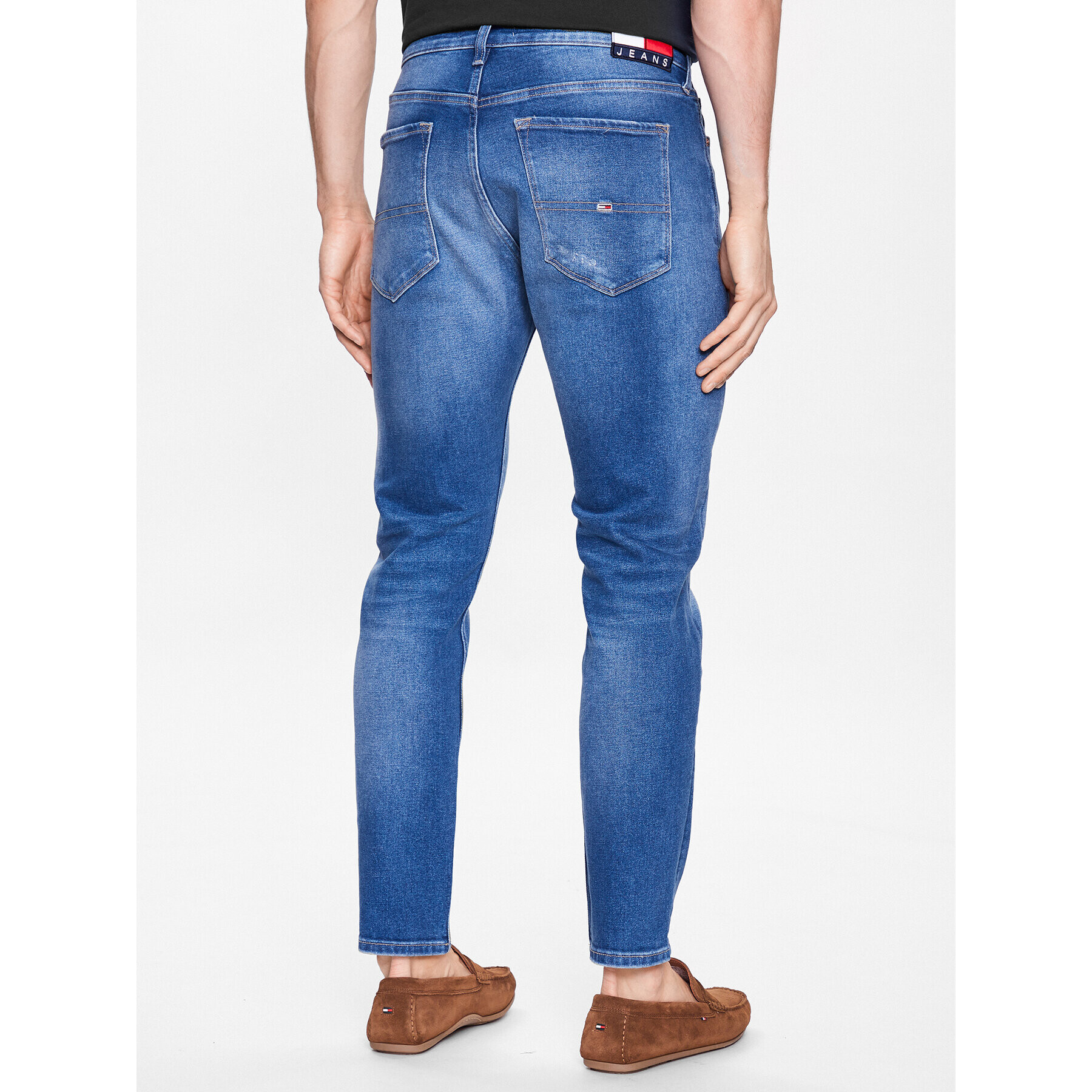 Tommy Jeans Jeansy Scanton DM0DM16171 Modrá Slim Fit - Pepit.cz