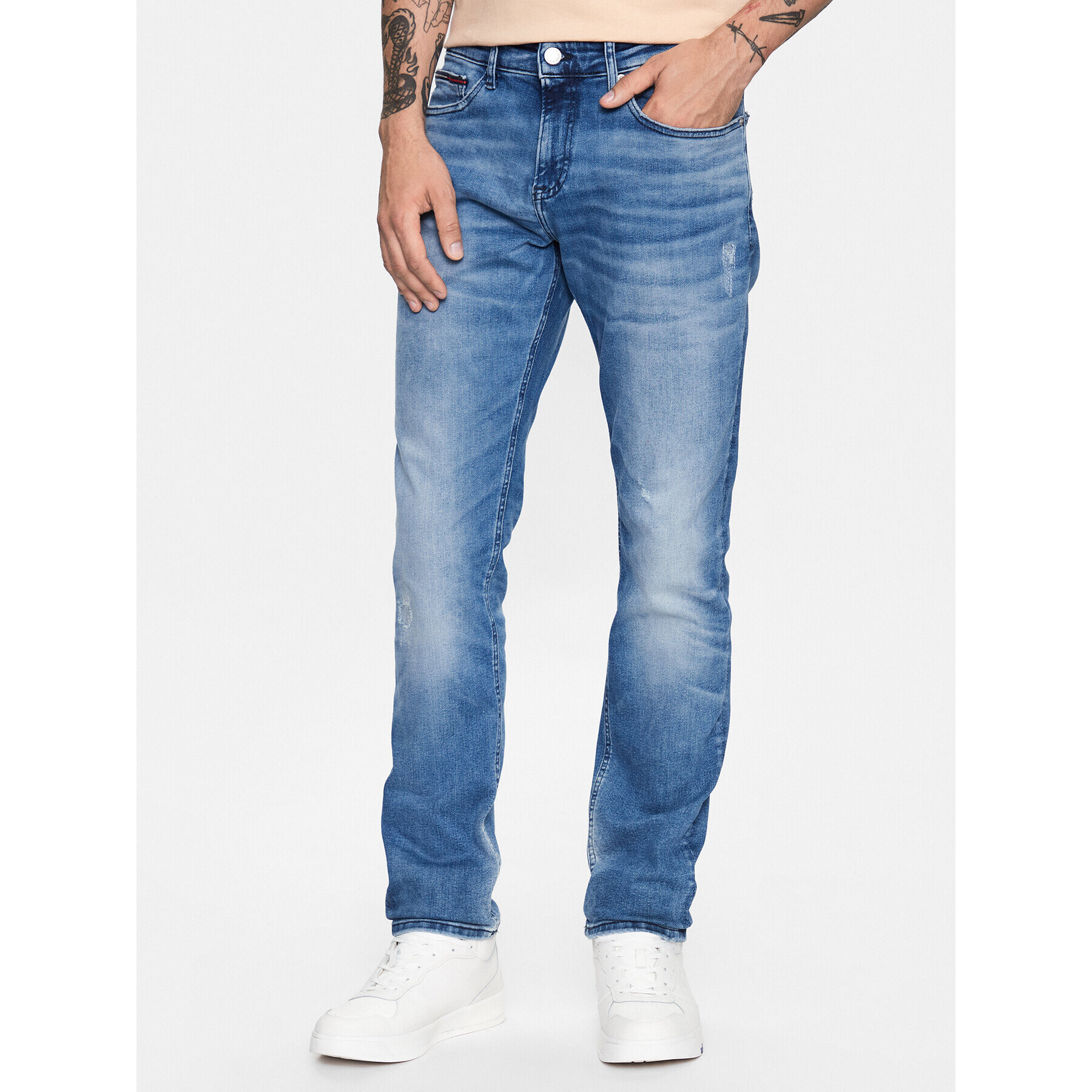 Tommy Jeans Jeansy Scanton DM0DM16645 Tmavomodrá Slim Fit - Pepit.cz