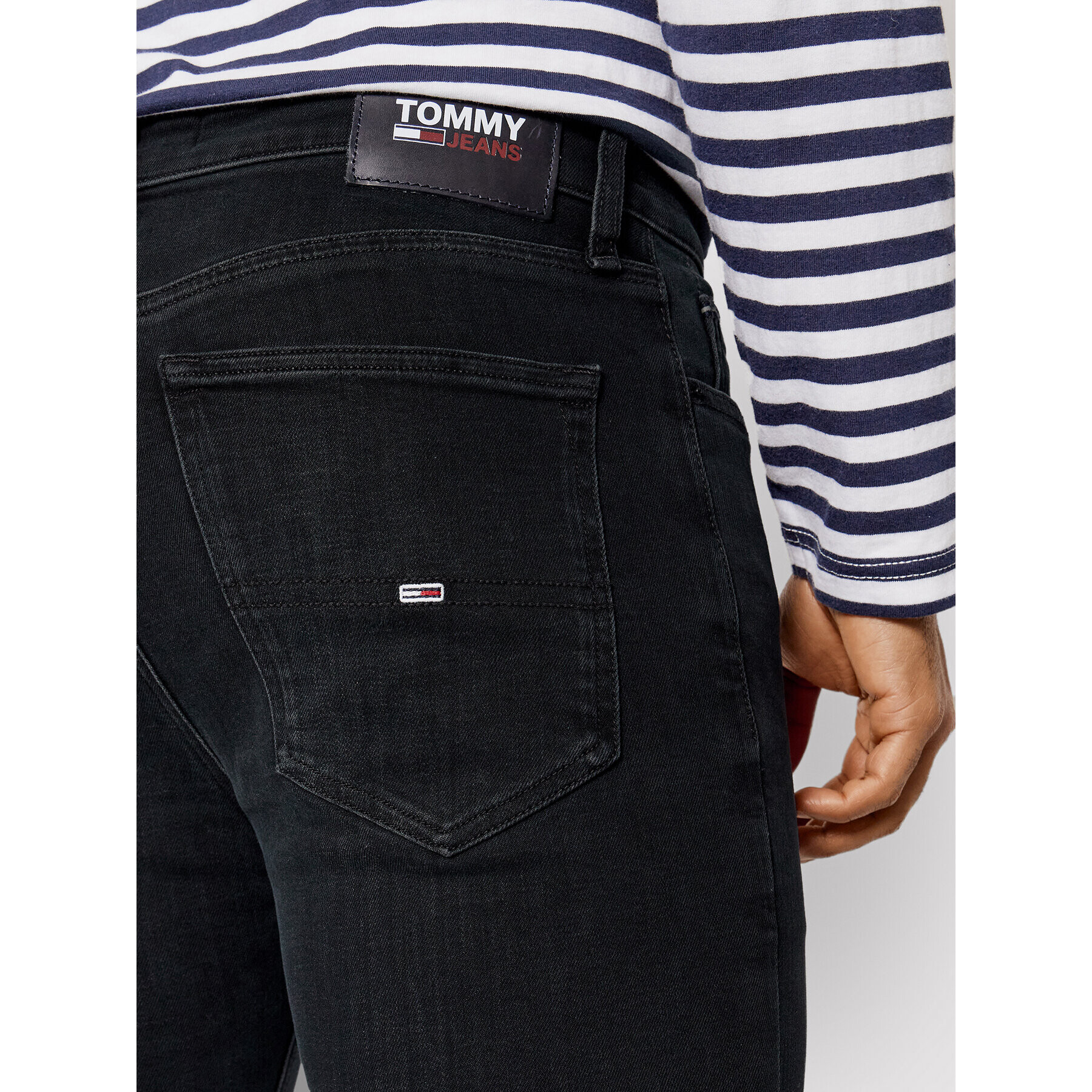 Tommy Jeans Jeansy Simon DM0DM09562 Černá Skinny Fit - Pepit.cz