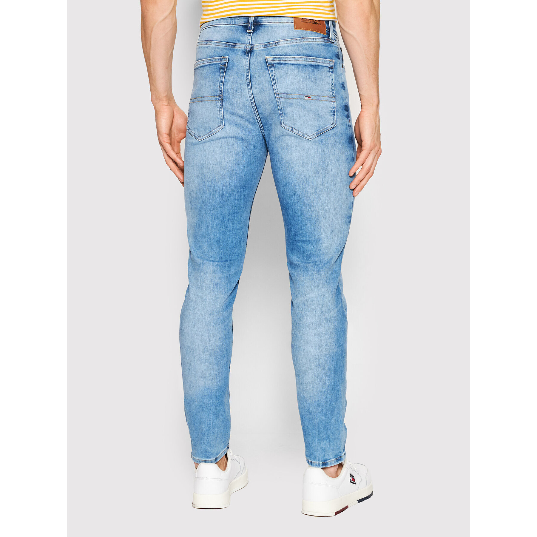 Tommy Jeans Jeansy Simon DM0DM13211 Modrá Skinny Fit - Pepit.cz