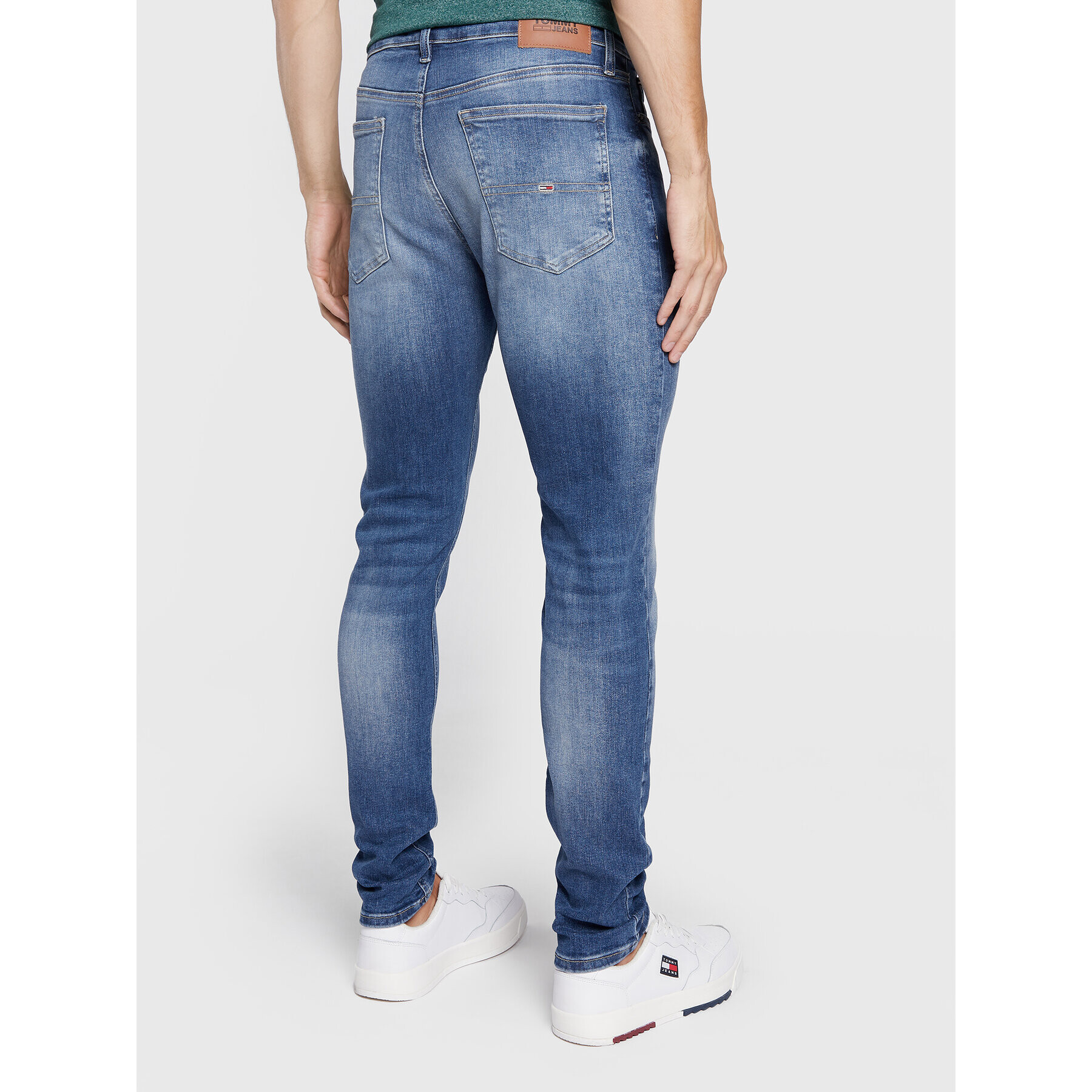 Tommy Jeans Jeansy Simon DM0DM13670 Modrá Skinny Fit - Pepit.cz