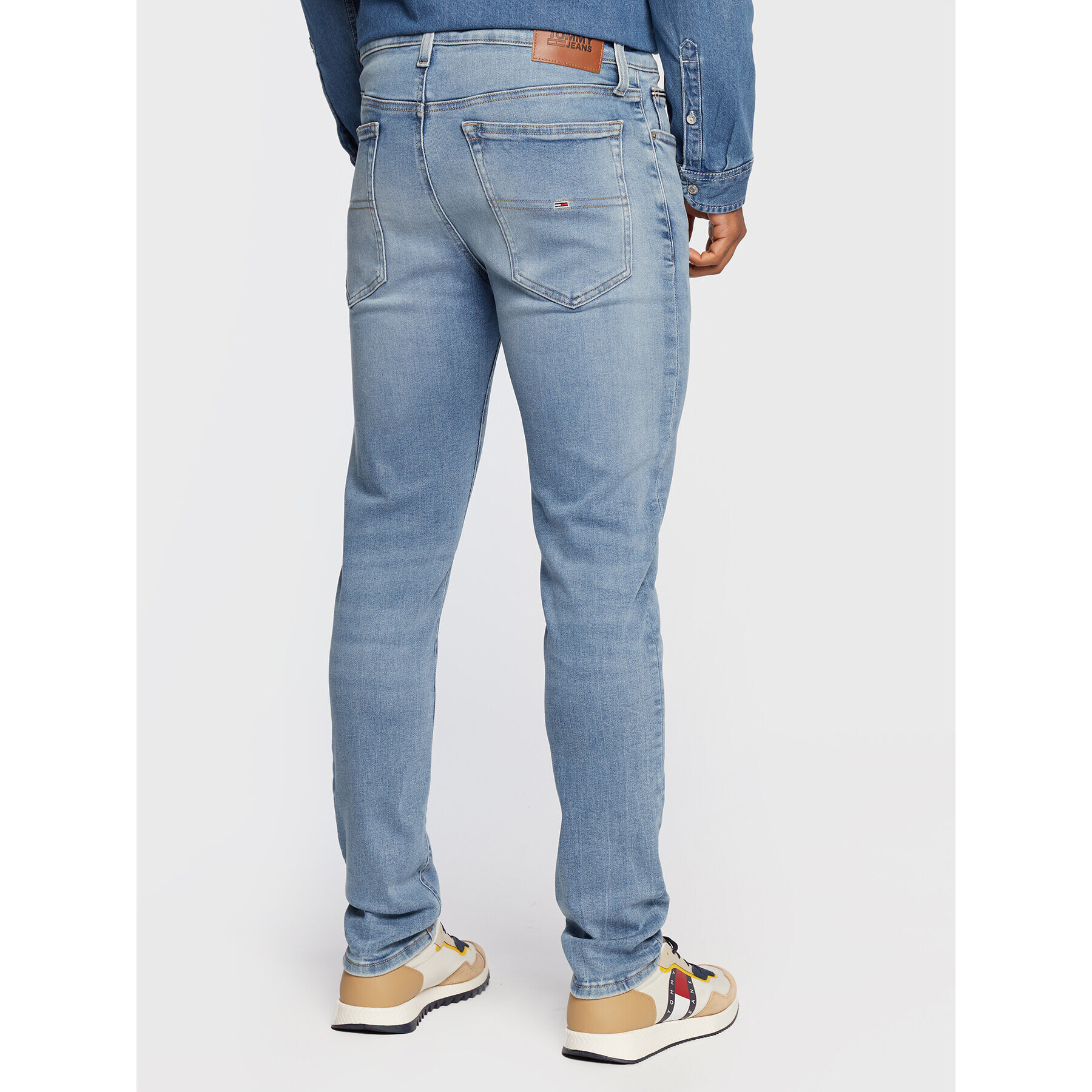 Tommy Jeans Jeansy Simon DM0DM13673 Modrá Skinny Fit - Pepit.cz