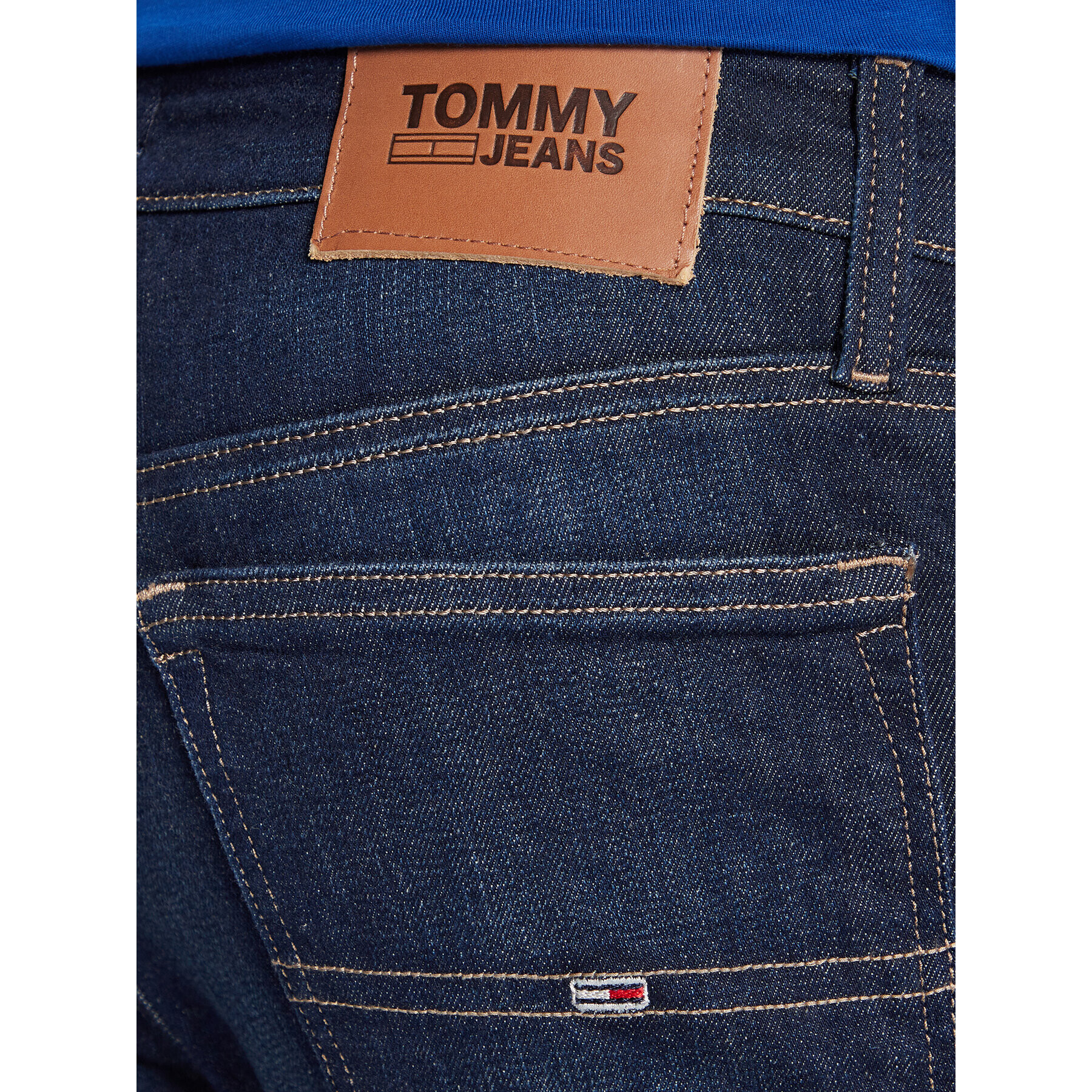 Tommy Jeans Jeansy Simon DM0DM14796 Tmavomodrá Skinny Fit - Pepit.cz