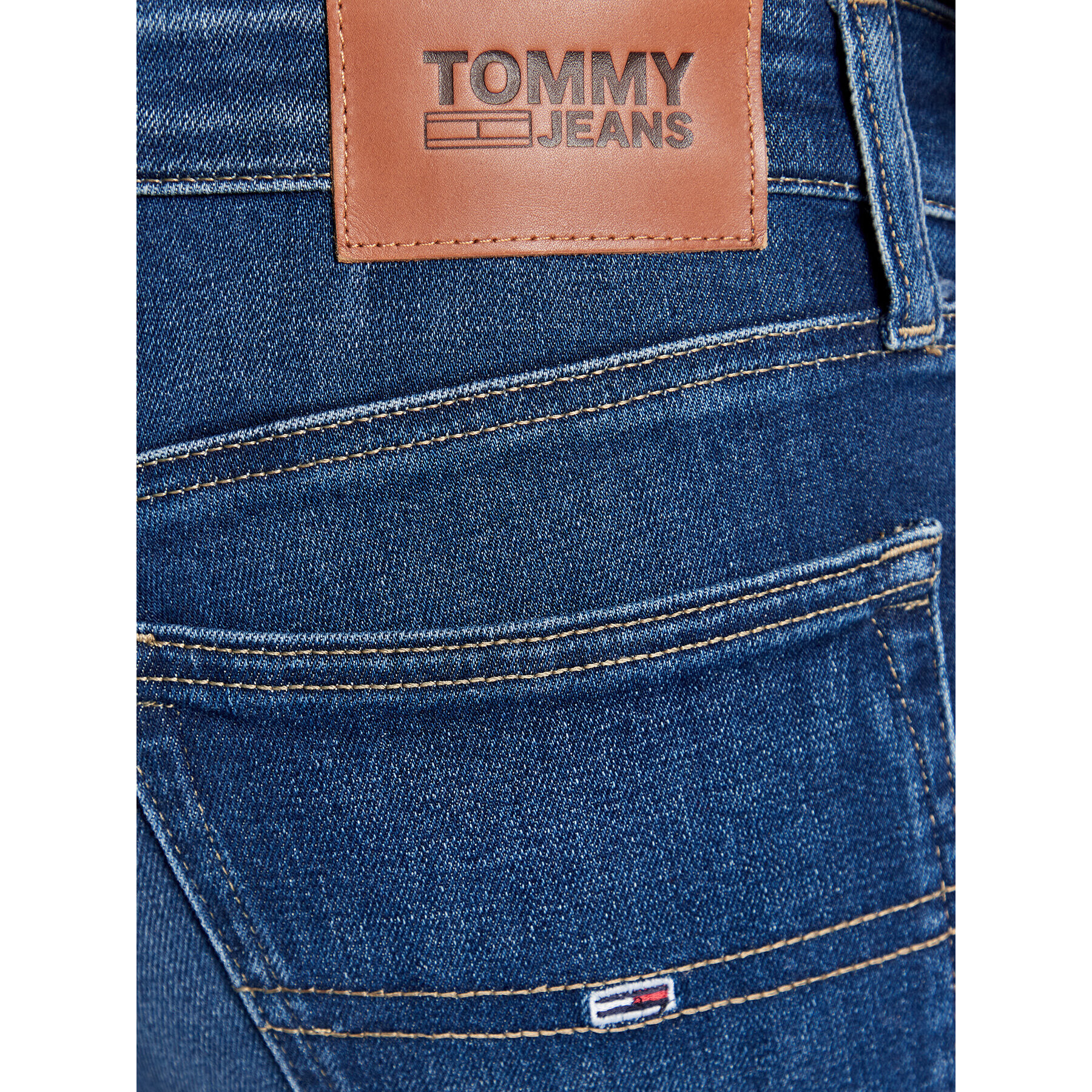 Tommy Jeans Jeansy Simon DM0DM15556 Tmavomodrá Skinny Fit - Pepit.cz