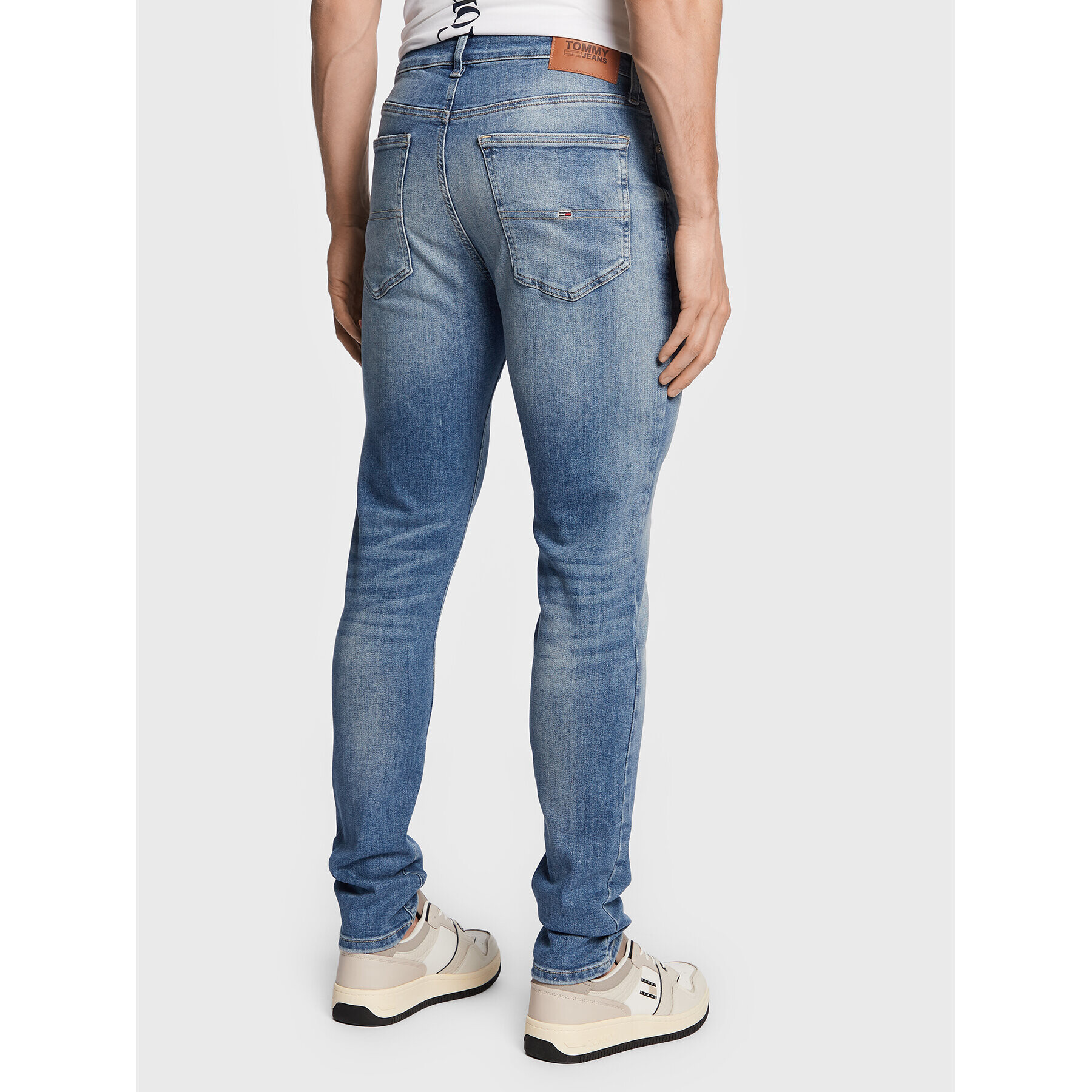 Tommy Jeans Jeansy Simon DM0DM15562 Modrá Skinny Fit - Pepit.cz