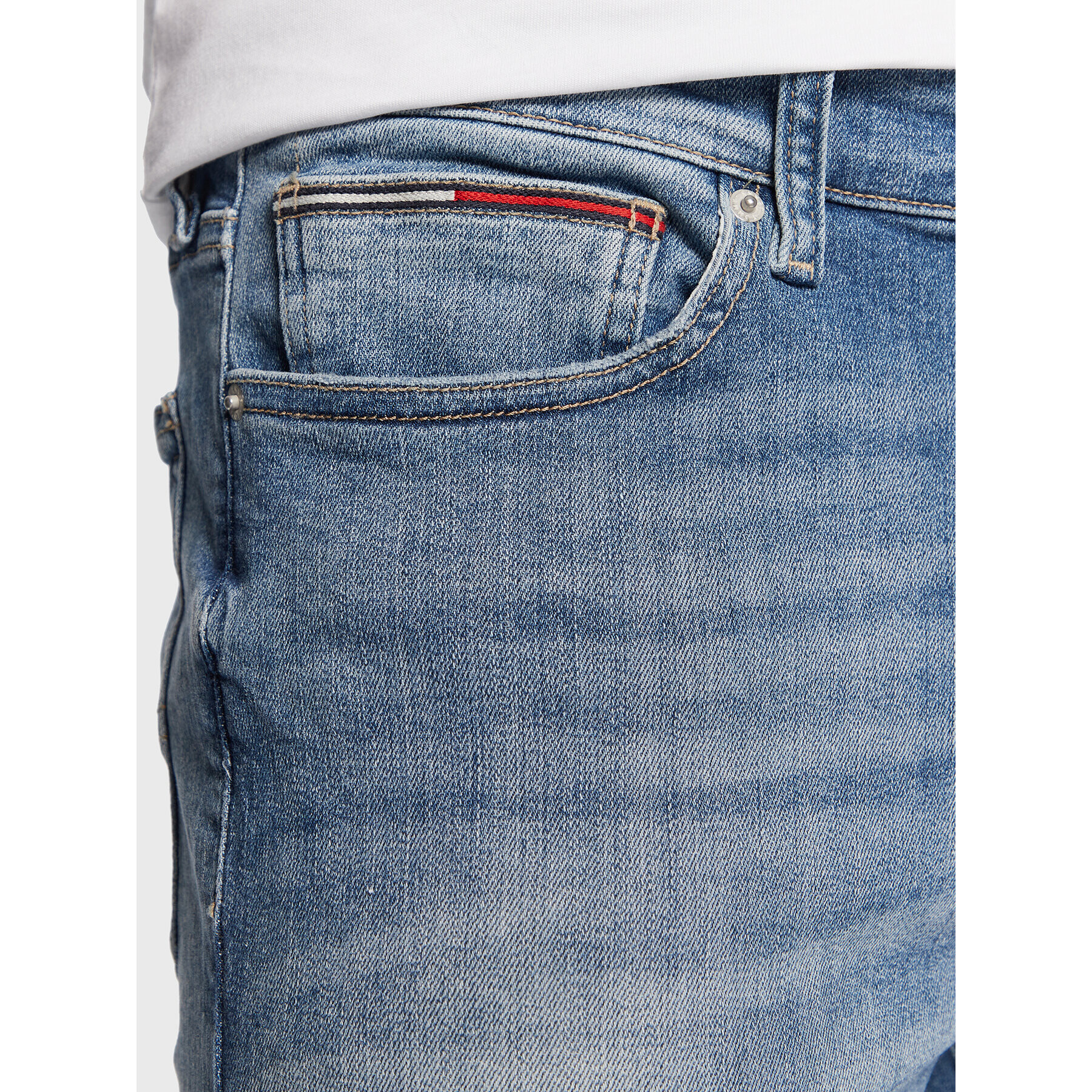 Tommy Jeans Jeansy Simon DM0DM15562 Modrá Skinny Fit - Pepit.cz