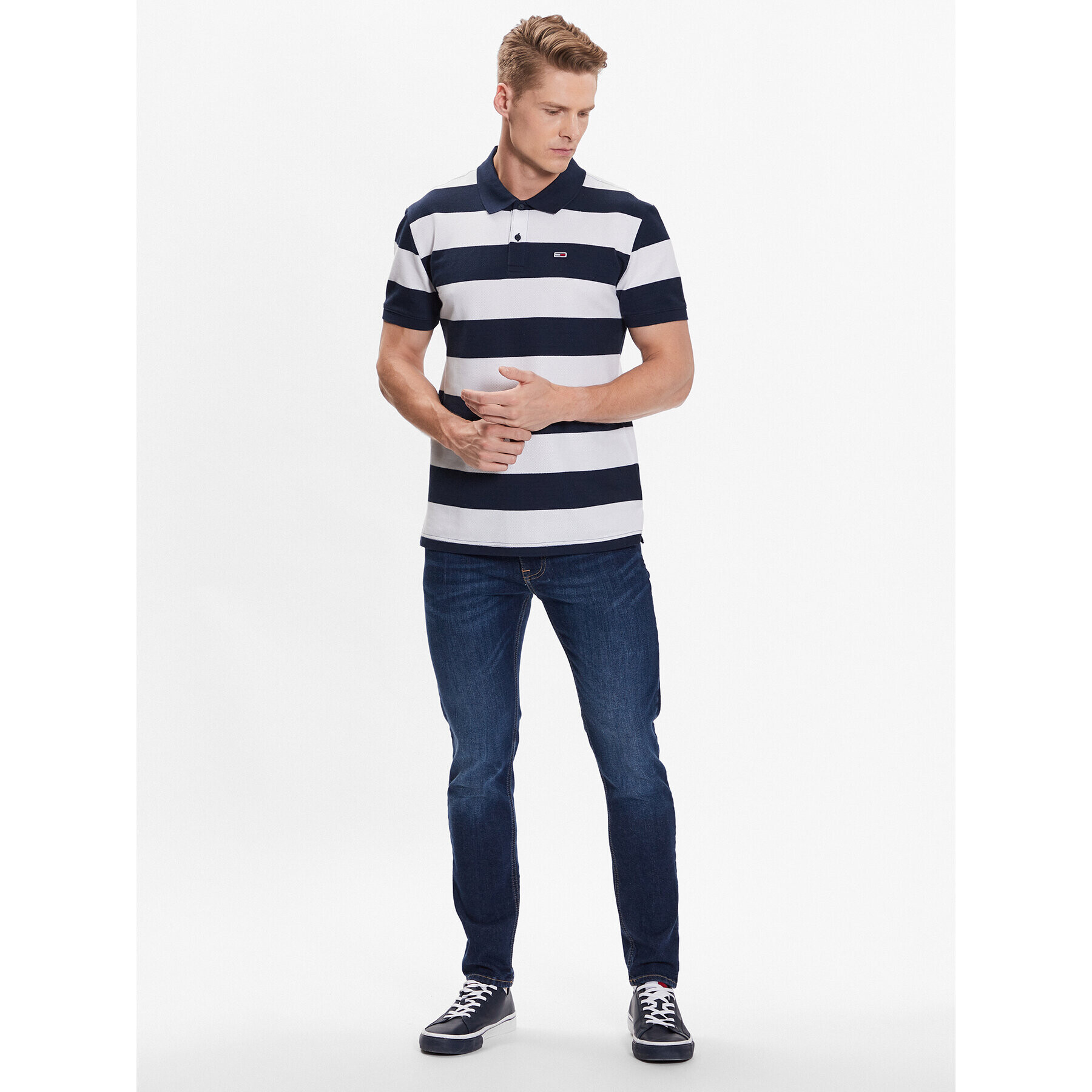 Tommy Jeans Jeansy Simon DM0DM16041 Modrá Skinny Fit - Pepit.cz