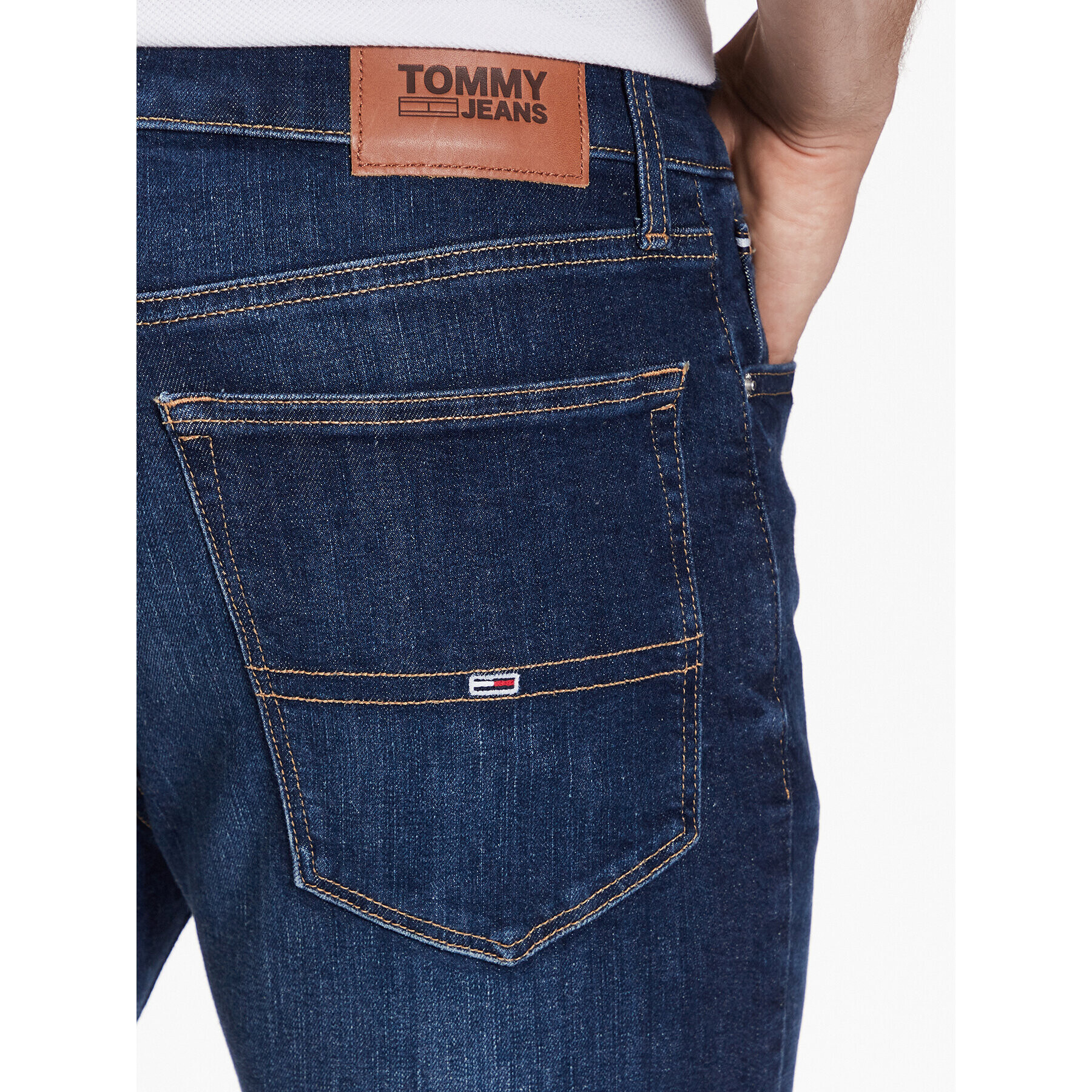 Tommy Jeans Jeansy Simon DM0DM16041 Modrá Skinny Fit - Pepit.cz